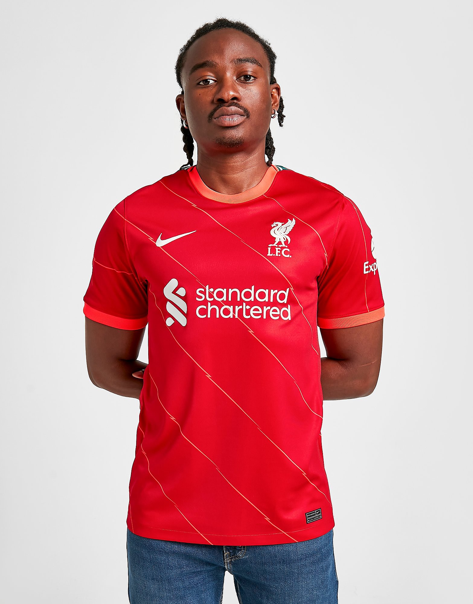 Nike Liverpool FC 2021/22 Home Shirt - Red - Mens, Red