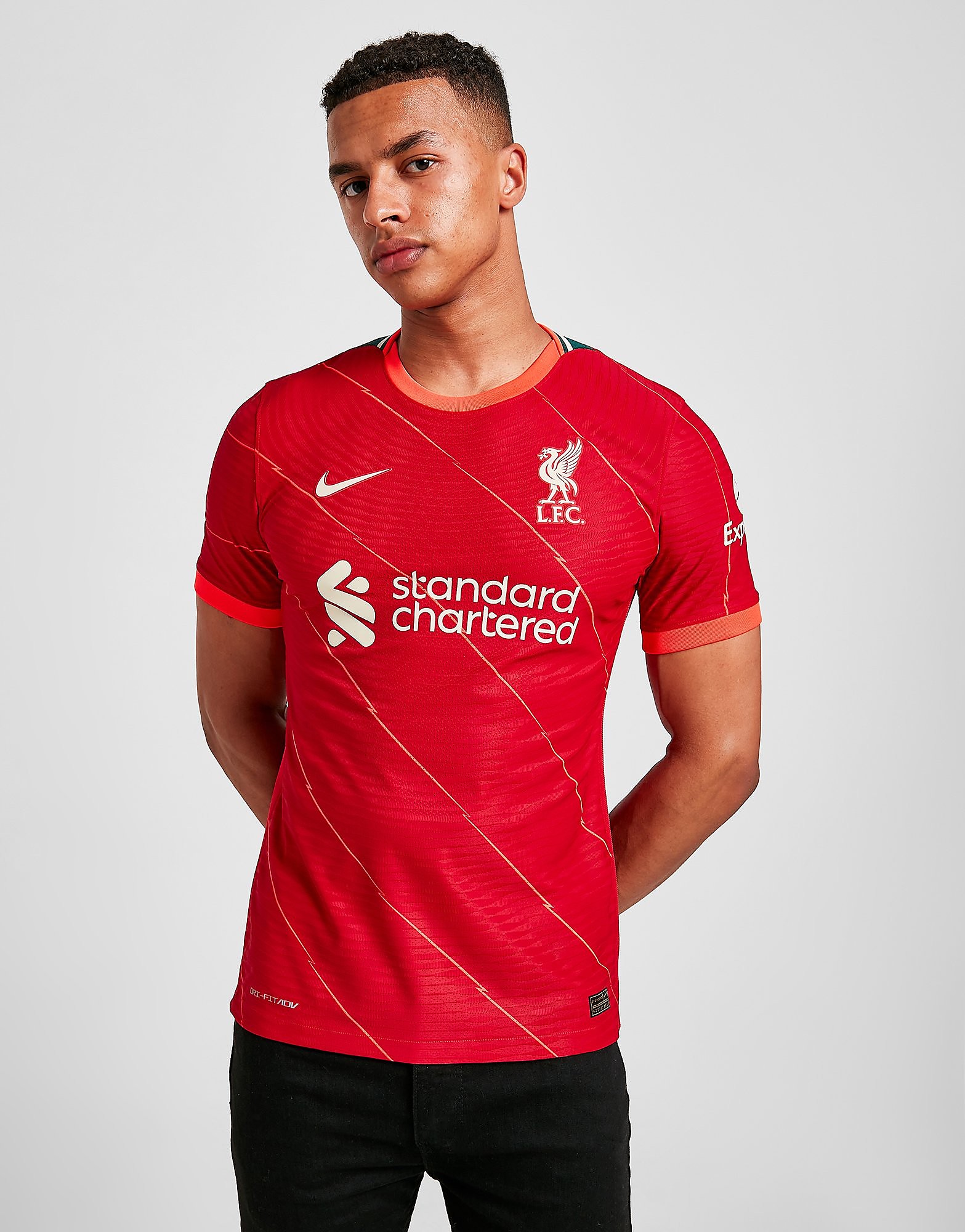 

Nike Liverpool FC 2021/22 Match Home Shirt - Gym Red/Bright Crimson/Fossil - Mens, Gym Red/Bright Crimson/Fossil