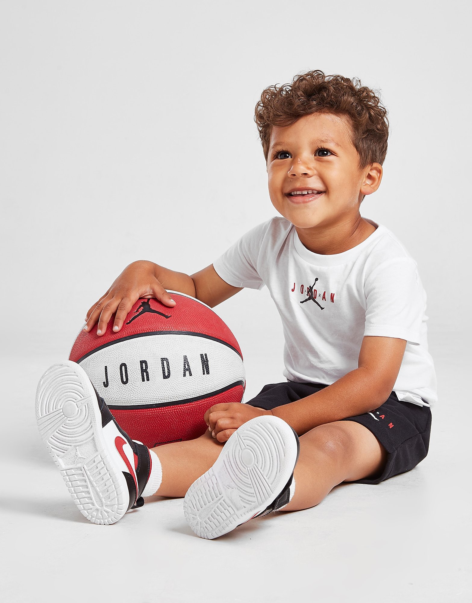 

Jordan Jumpman Air T-Shirt/Shorts Set Infant - Only at JD - White/Black - Kids, White/Black