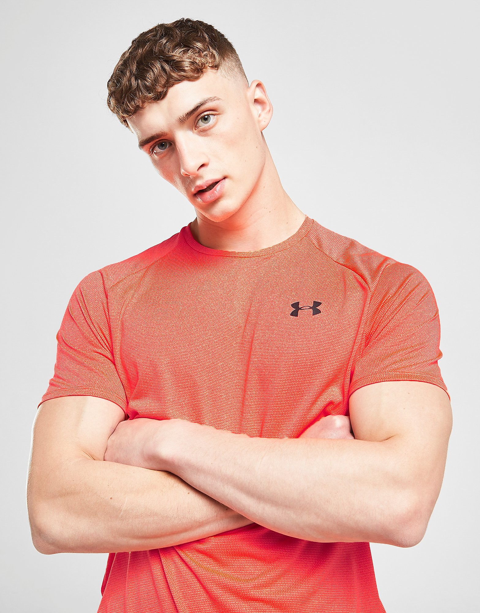 

Under Armour Tech Novelty T-Shirt - Orange, Orange