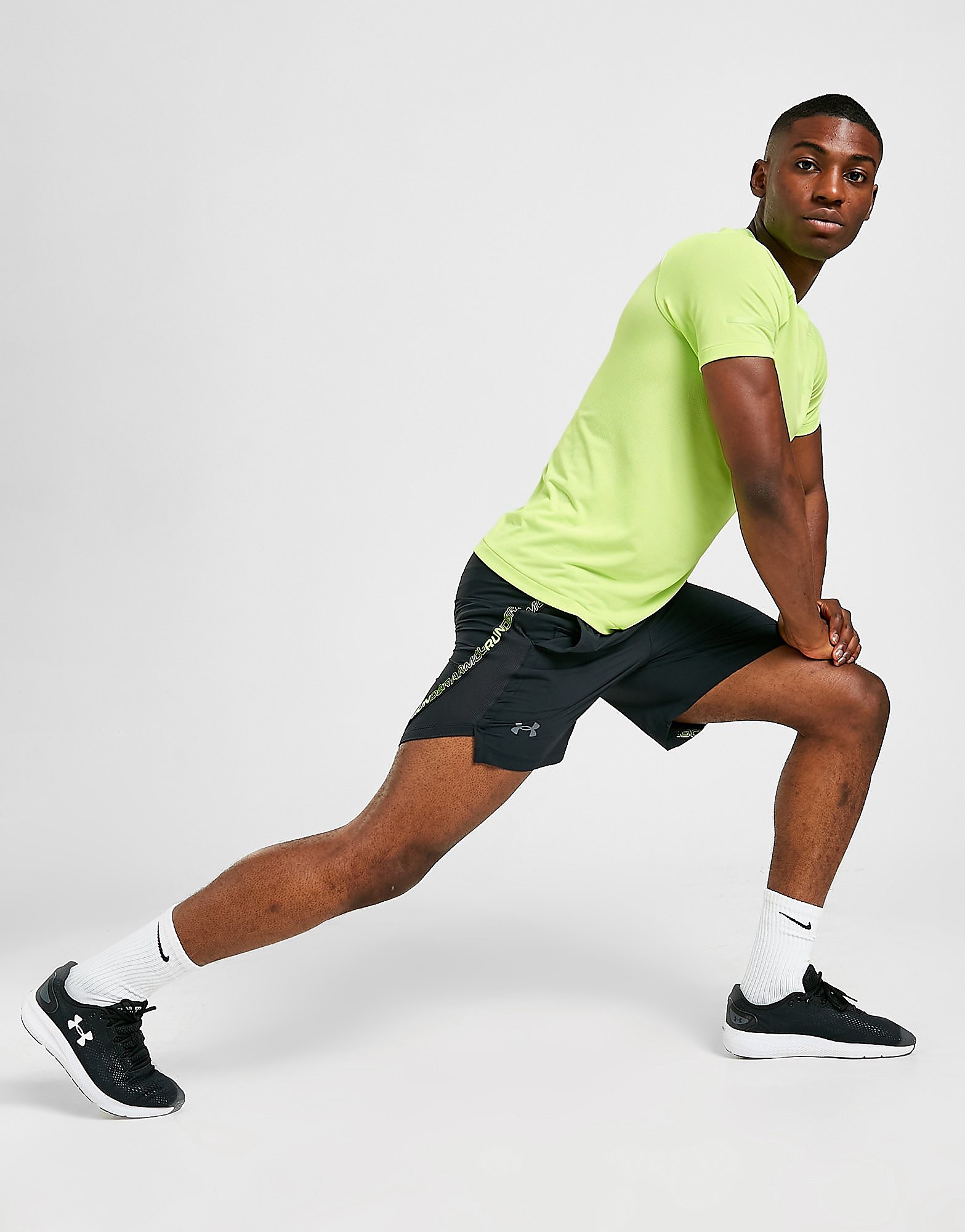 

Under Armour Launch 7" Shorts - Black - Mens, Black