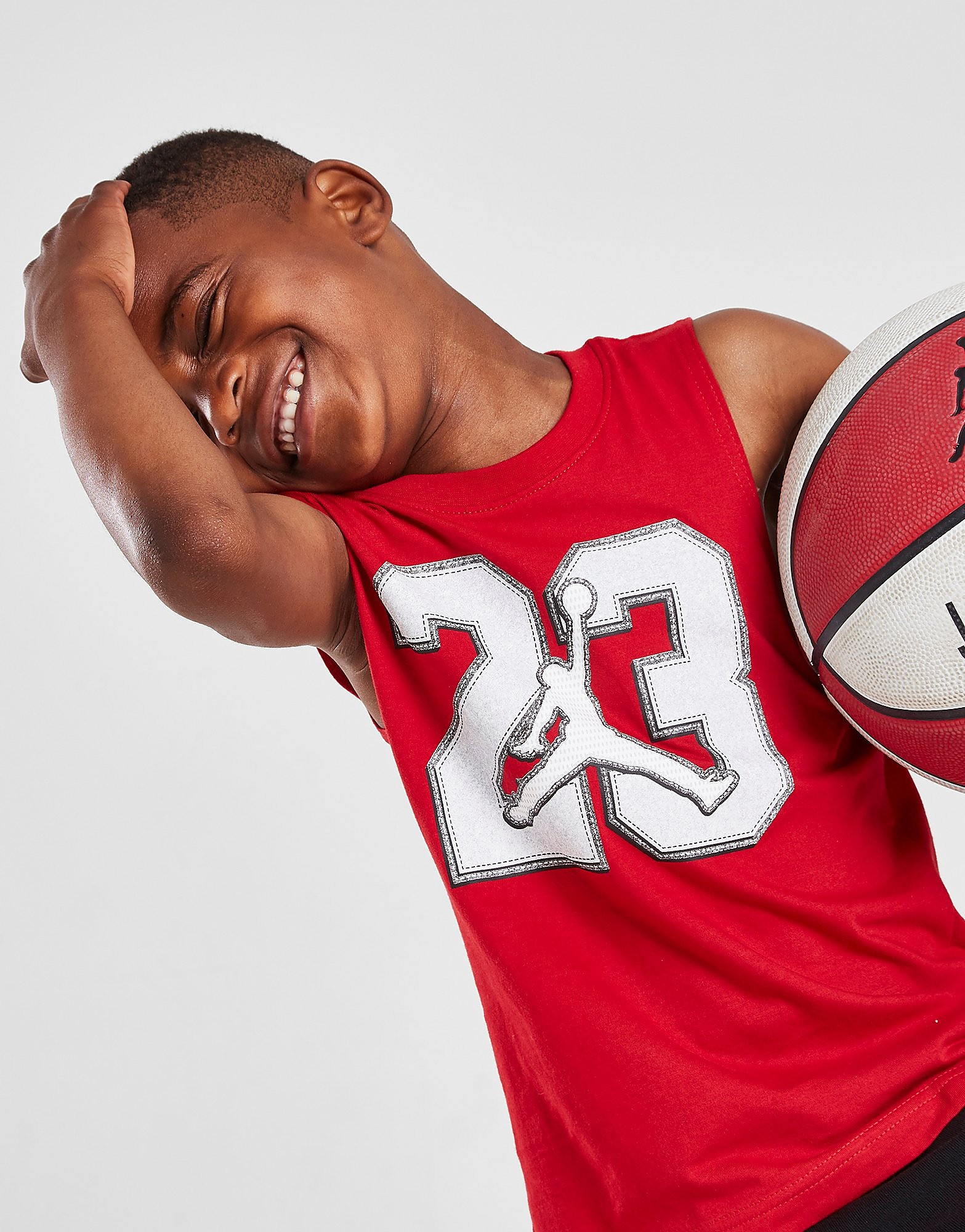 

Jordan Muscle Tank/Shorts Set Children - Red - Kids, Red