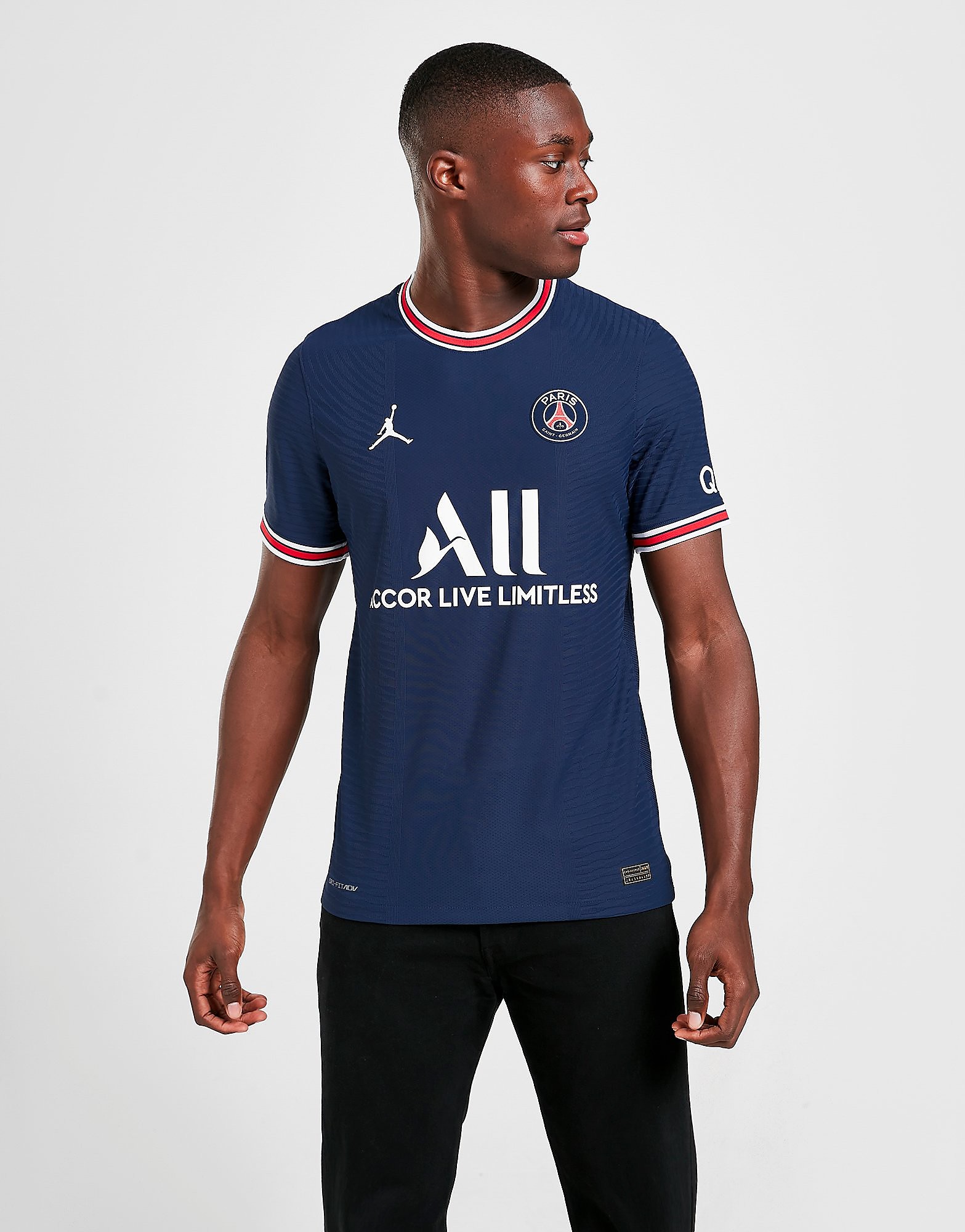 

Jordan Paris Saint Germain 2021/22 Match Home Shirt - Midnight Navy/University Red/White - Mens, Midnight Navy/University Red/White