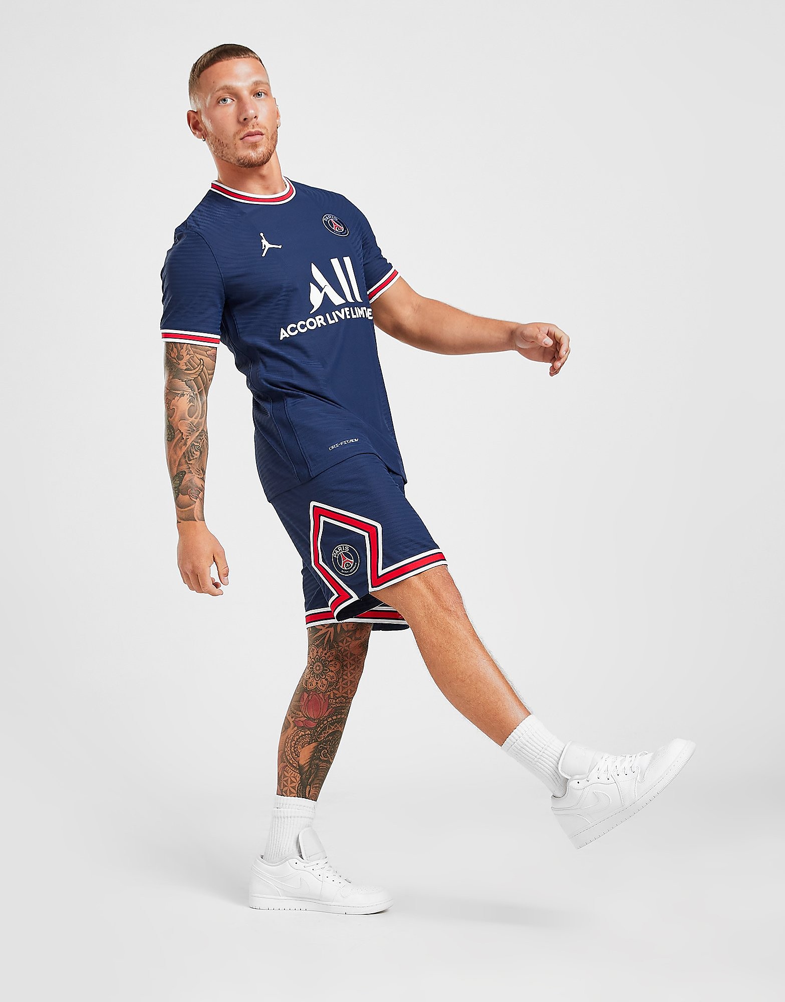 

Jordan Paris Saint Germain 2021/22 Match Home Shorts - Midnight Navy/University Red/White - Mens, Midnight Navy/University Red/White