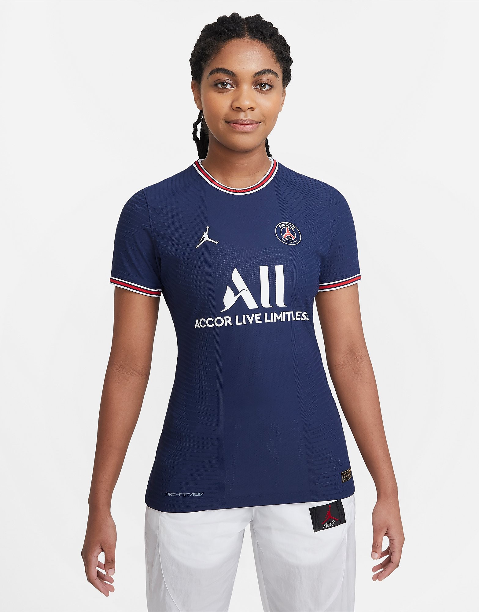 

Jordan Paris Saint Germain 21/22 Match Home Shirt Women's - Midnight Navy/University Red/White, Midnight Navy/University Red/White