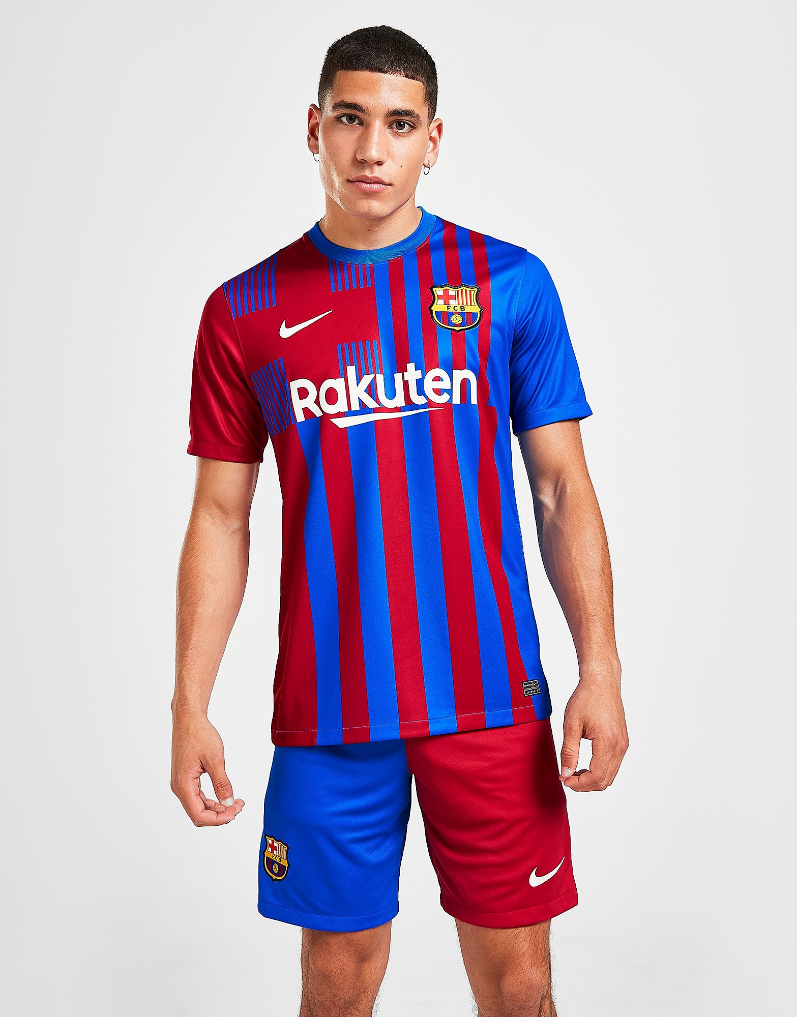 

Nike FC Barcelona 2021/22 Home Shorts - Soar/Noble Red/Pale Ivory - Mens, Soar/Noble Red/Pale Ivory