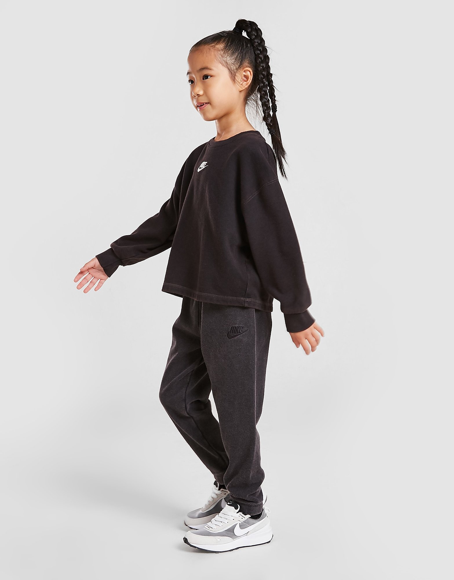 

Nike Girls' Washed Joggers Children - Black/Black - Kids, Black/Black