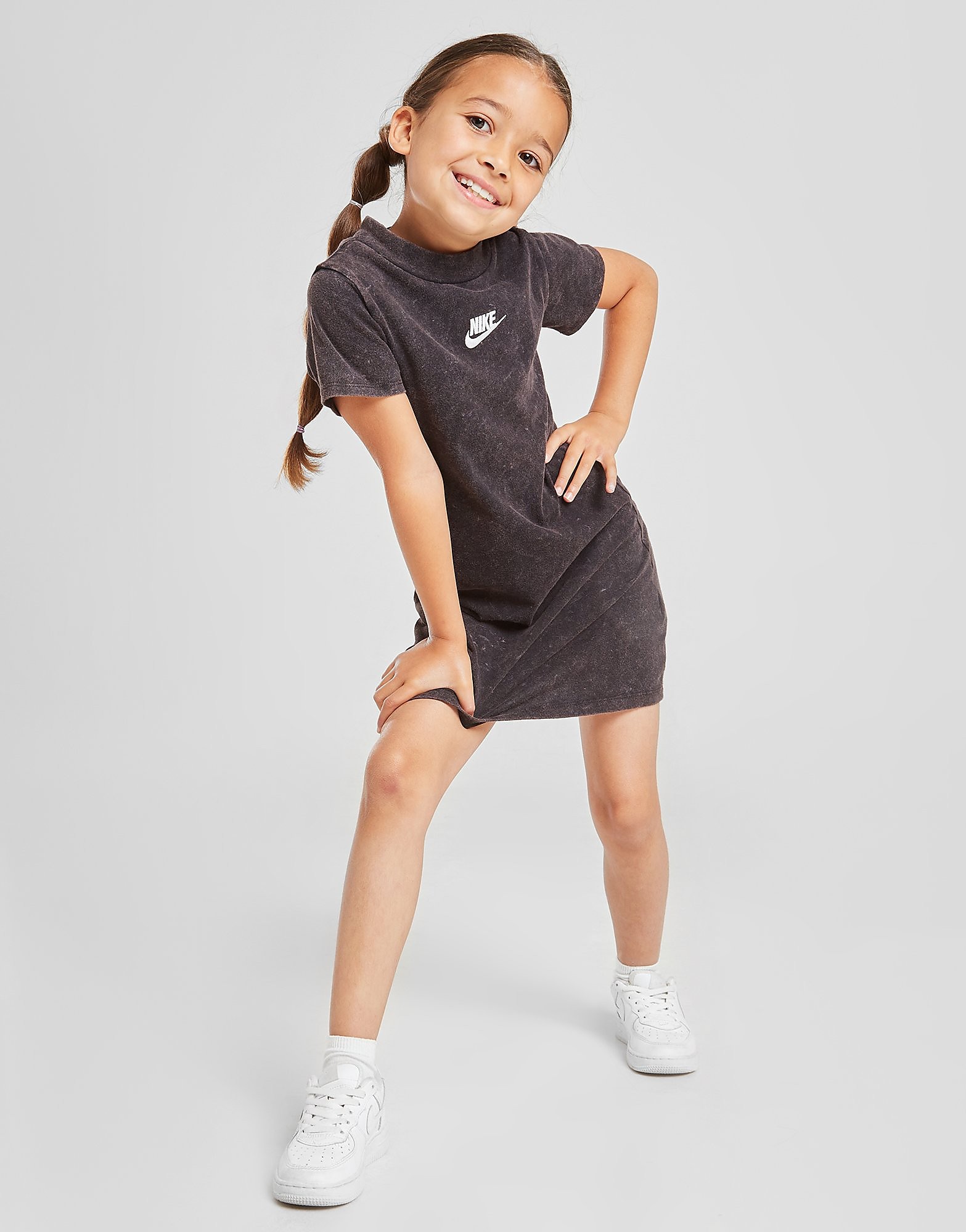 

Nike Girls' Washed Tee Dress Children - Black - Kids, Black