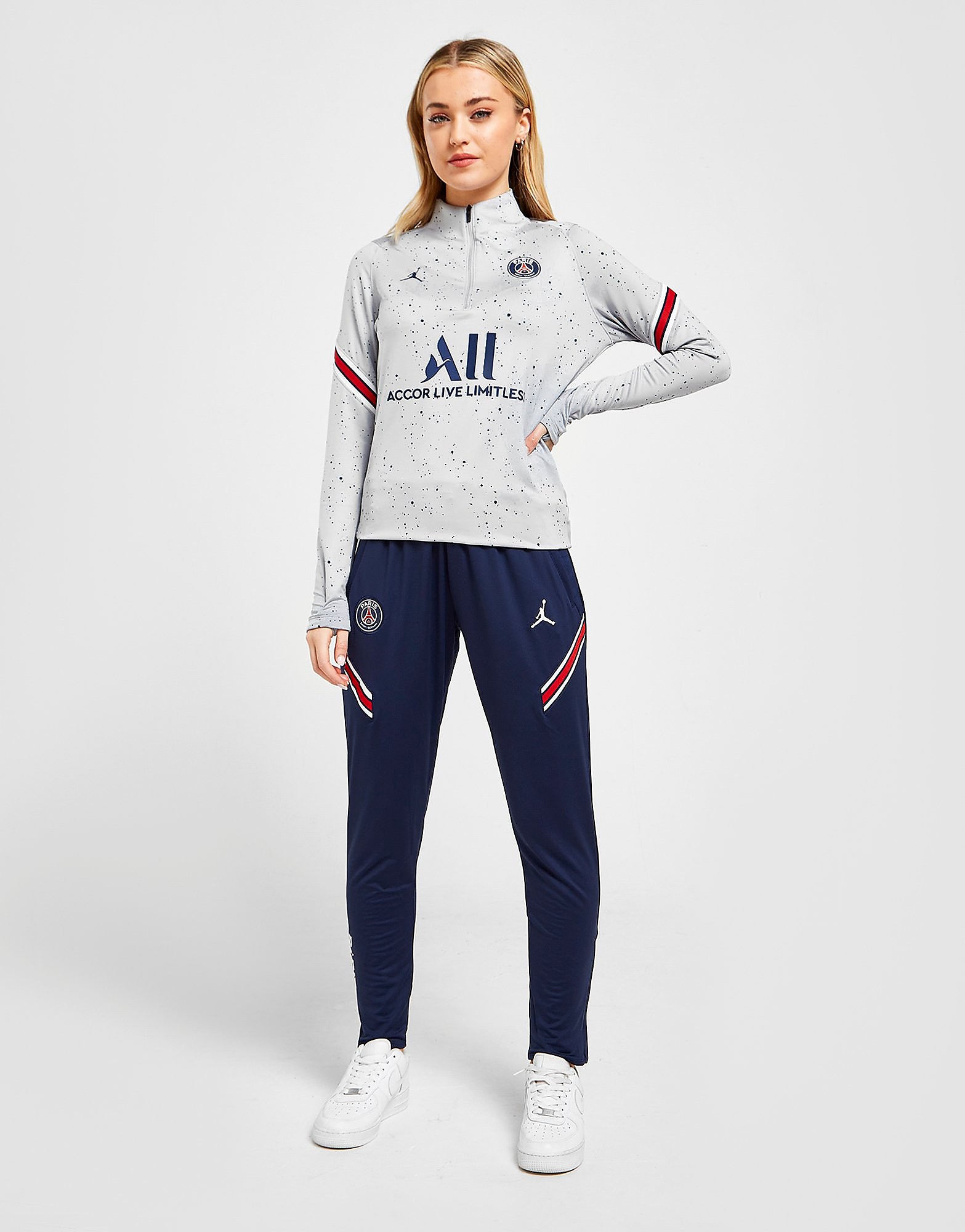 

Jordan Paris Saint Germain Strike Track Pants - Navy/White - Womens, Navy/White