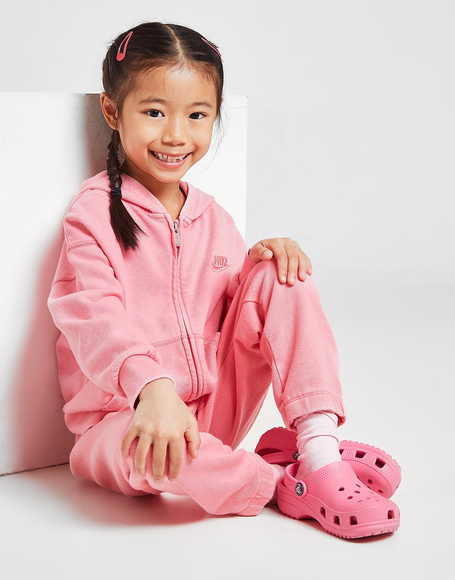

Nike Girls' Washed Full Zip Hoodie Children - Pink - Kids, Pink