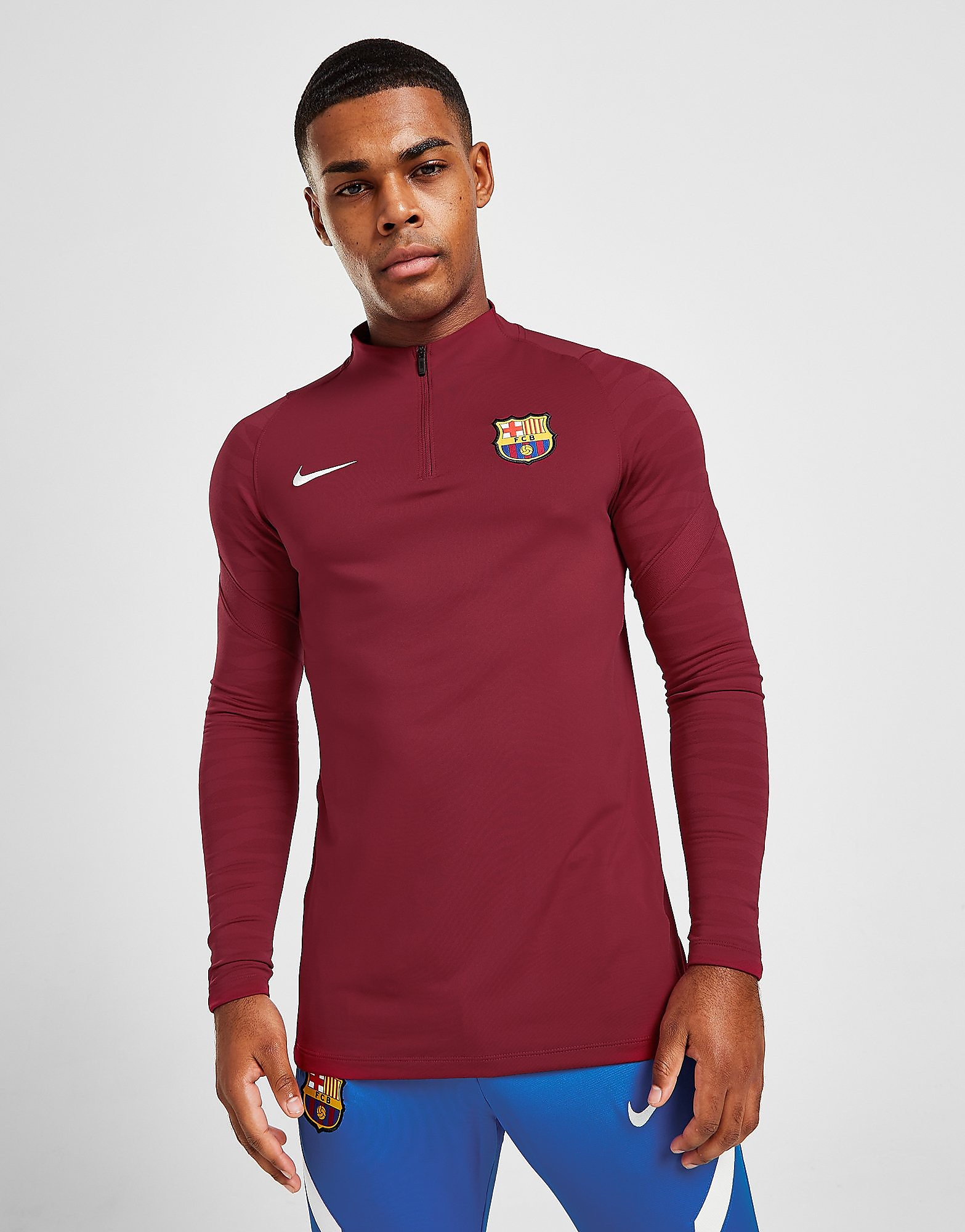 

Nike FC Barcelona Strike Drill Top - Noble Red/Noble Red/Pale Ivory/Pale Ivory - Mens, Noble Red/Noble Red/Pale Ivory/Pale Ivory