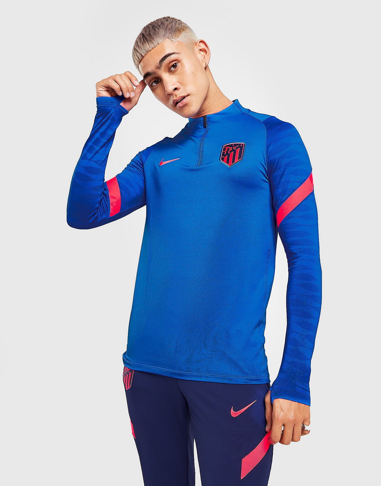 

Nike Atletico Madrid Strike Drill Top - Hyper Cobalt/Hyper Cobalt/Laser Crimson/Laser Crimson - Mens, Hyper Cobalt/Hyper Cobalt/Laser Crimson/Laser Crimson