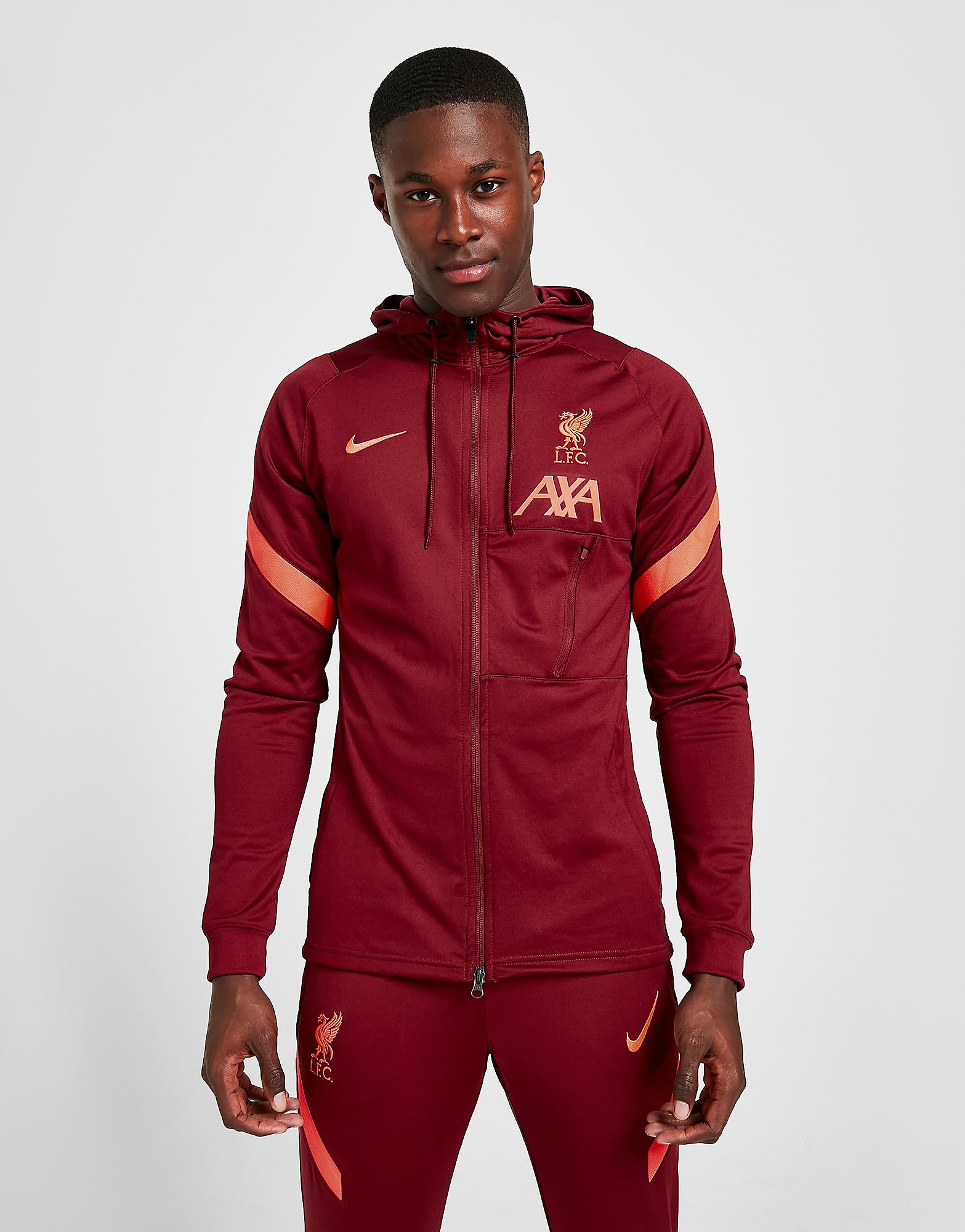 

Nike Liverpool FC Strike Hooded Track Jacket - Team Red/Bright Crimson/Bright Crimson - Mens, Team Red/Bright Crimson/Bright Crimson