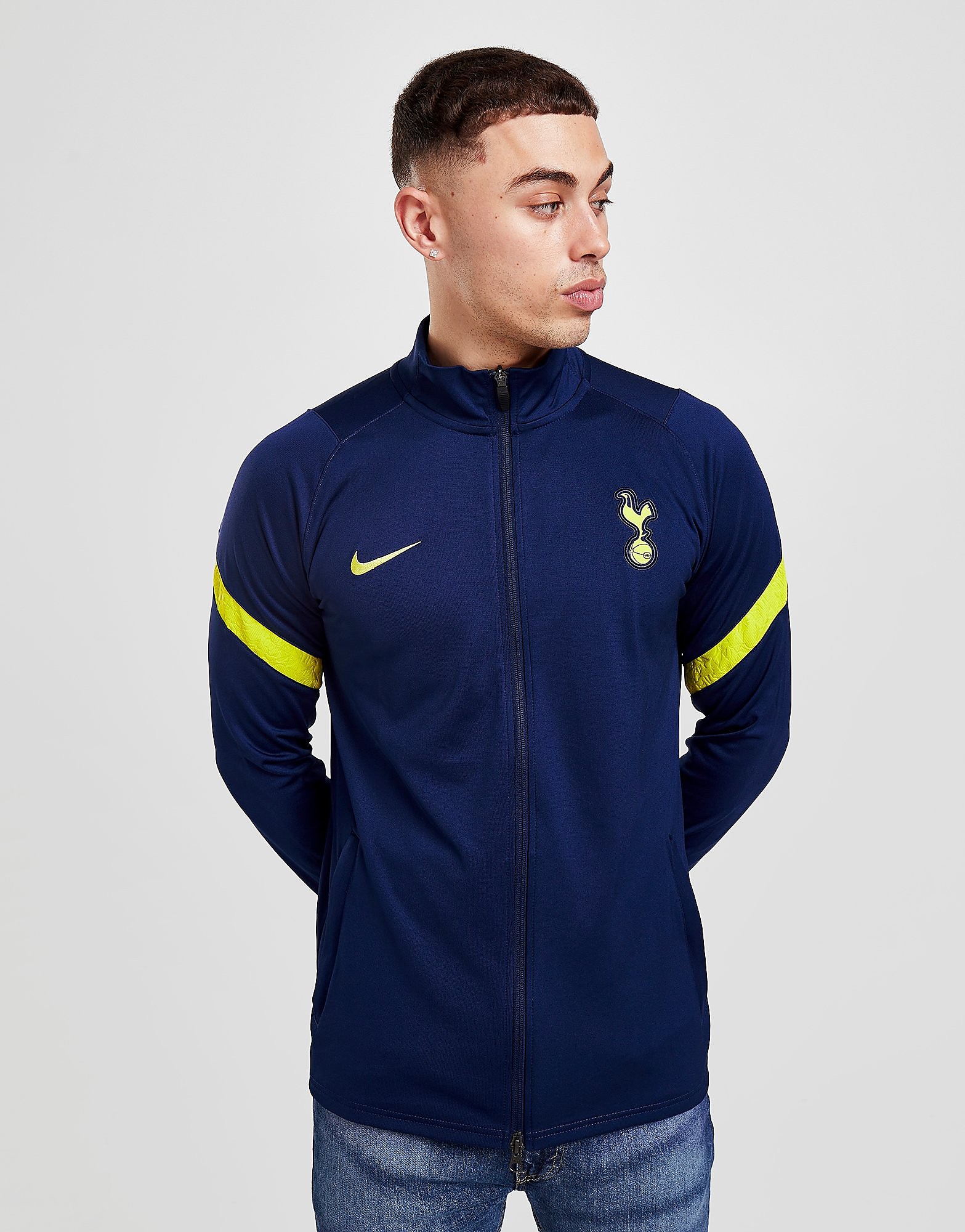 Nike Tottenham Hotspur FC Strike Track Jacket - Binary Blue/Venom Green/Venom Green - Mens, Binary Blue/Venom Green/Venom Green