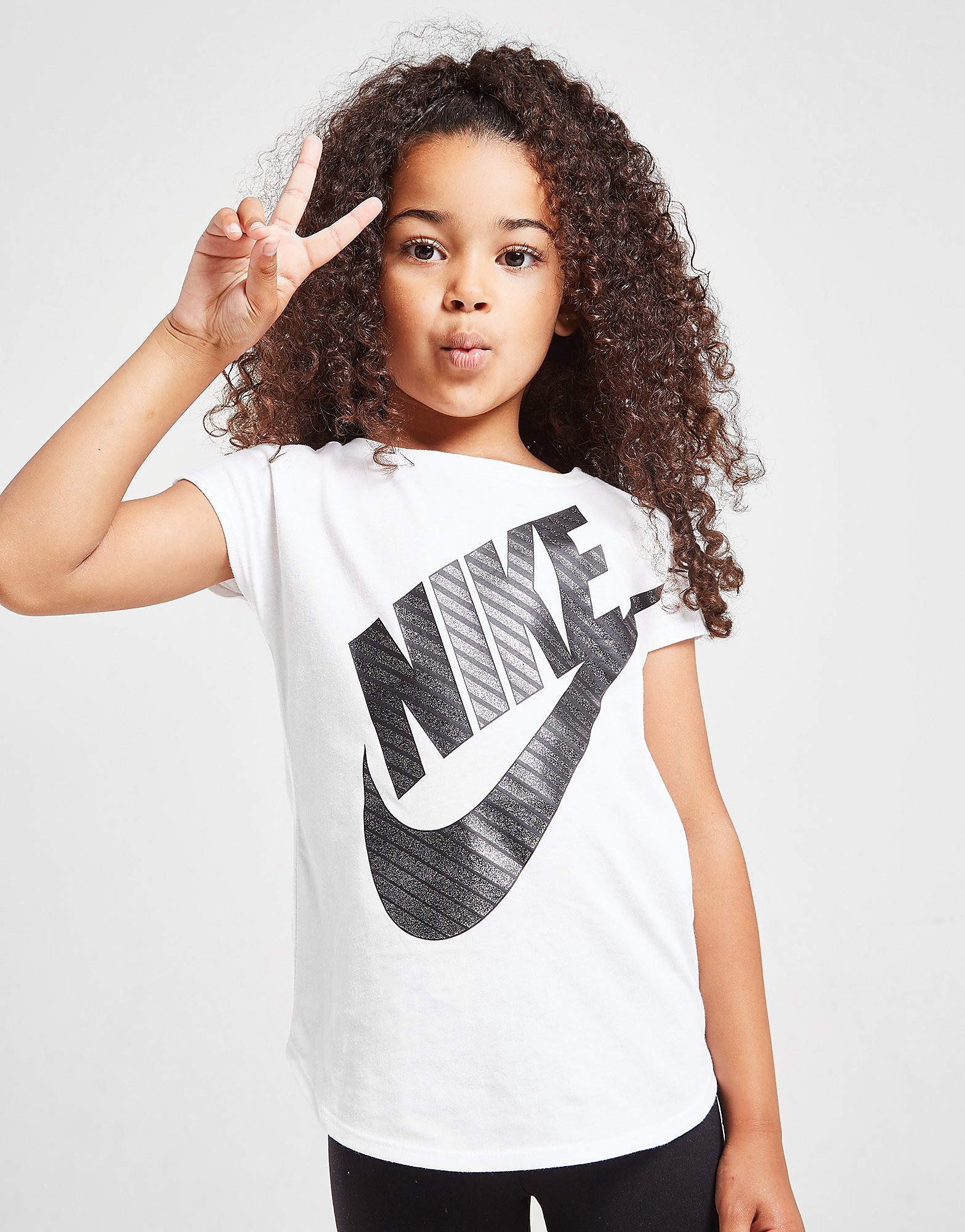 

Nike Girls' Futura T-Shirt Children - White - Kids, White