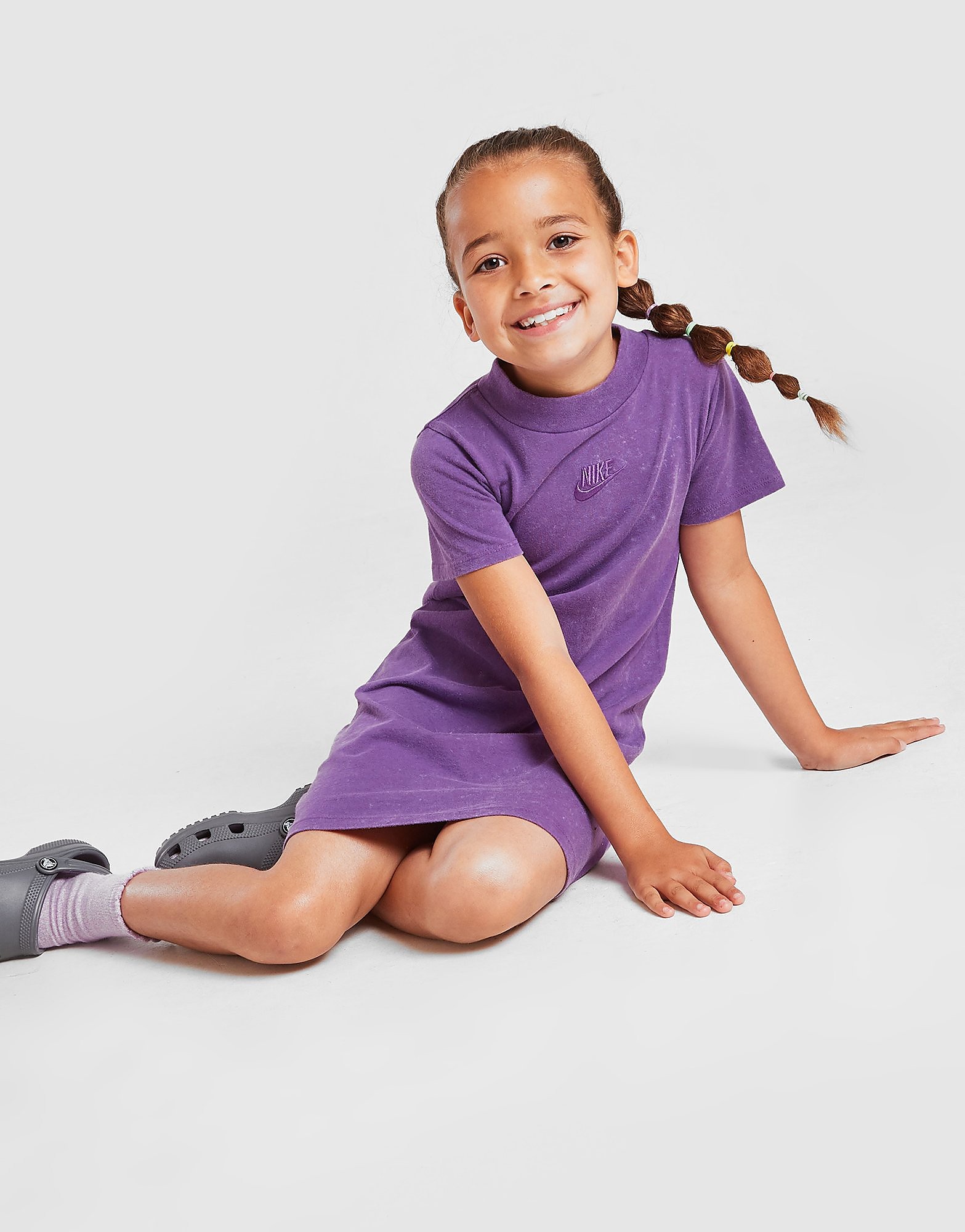 

Nike Girls' Washed Tee Dress Children - Purple - Kids, Purple