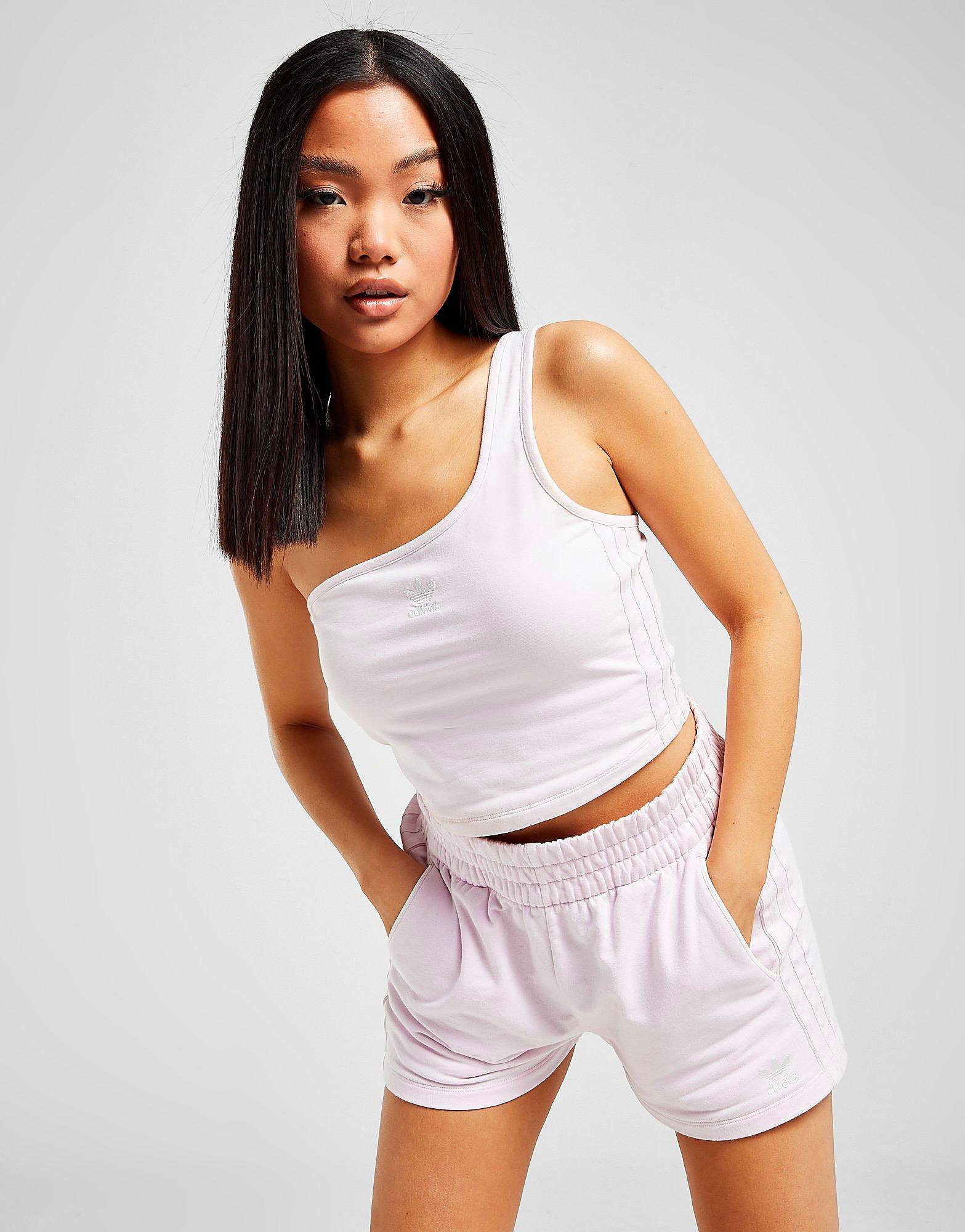 

adidas Originals Tennis Luxe Asymmetrical Top - Pink - Womens, Pink
