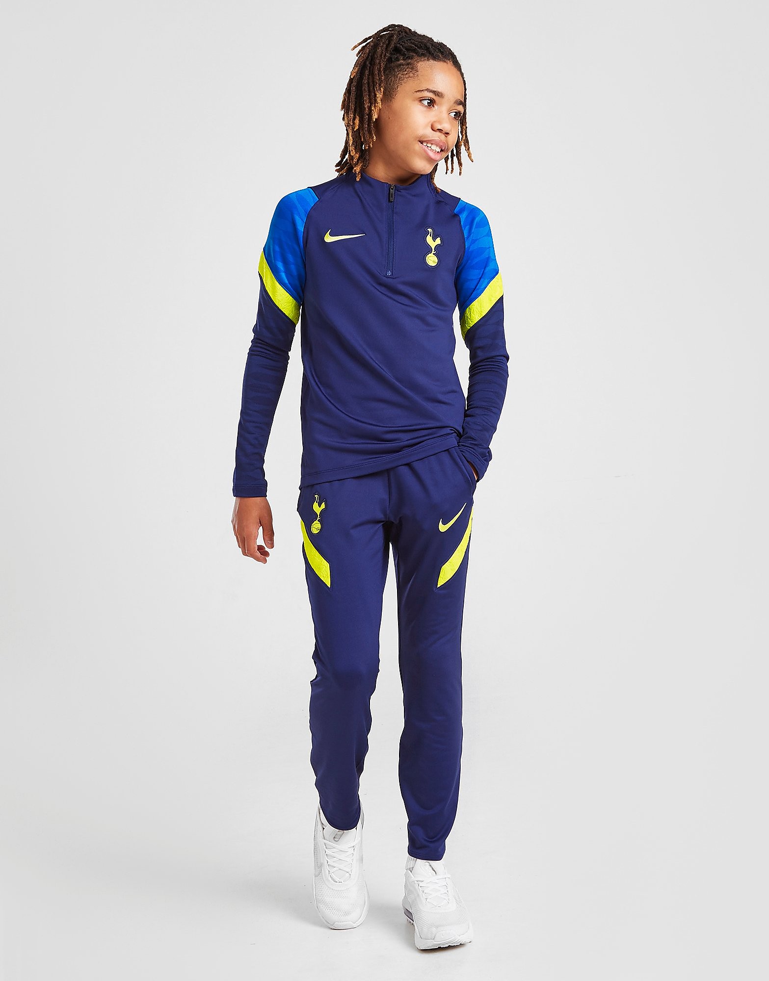 Nike Tottenham Hotspur FC Strike Track Pants Junior - Binary Blue/Venom Green - Kids, Binary Blue/Venom Green