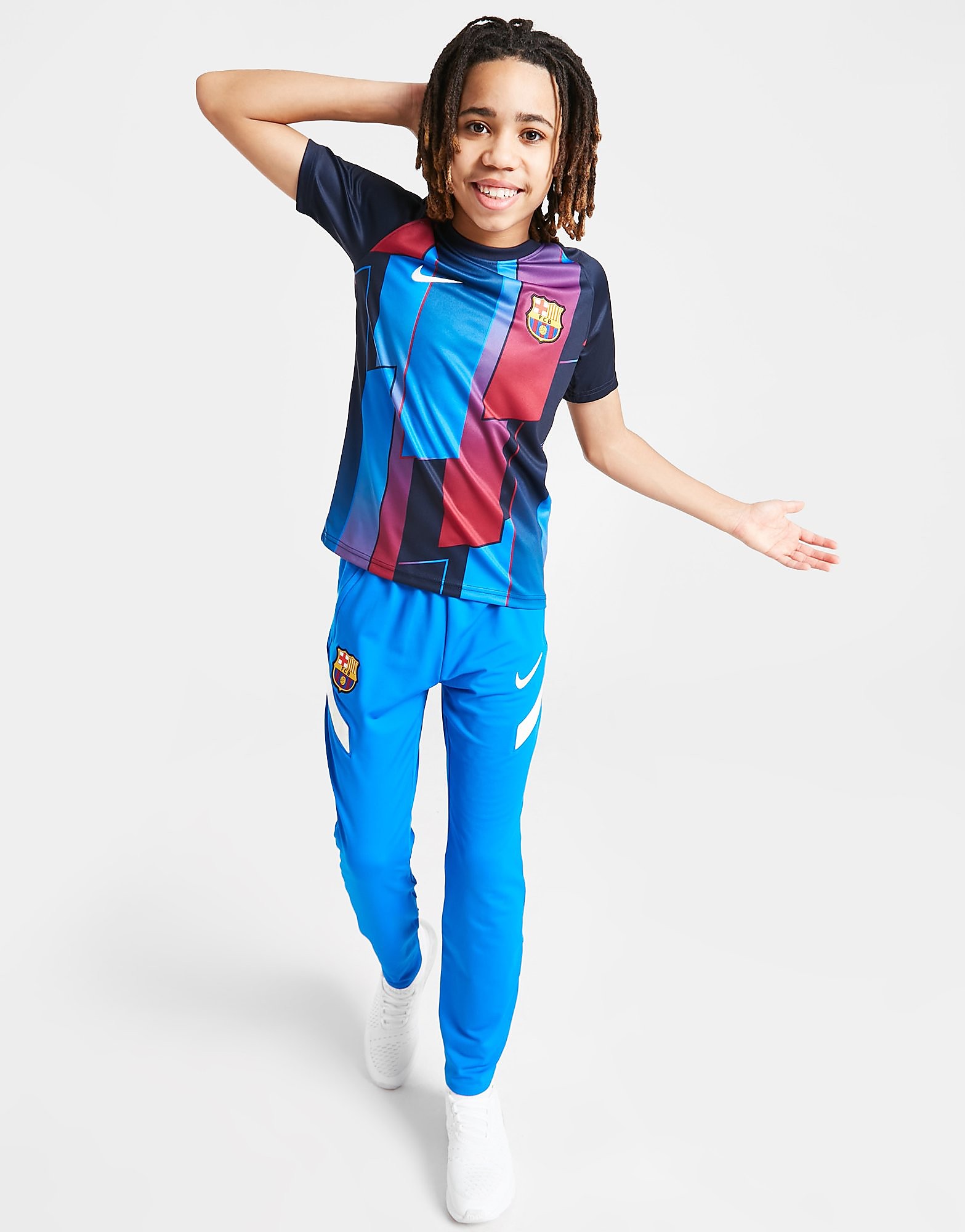

Nike FC Barcelona Strike Track Pants Junior - Soar/Pale Ivory/Pale Ivory - Kids, Soar/Pale Ivory/Pale Ivory