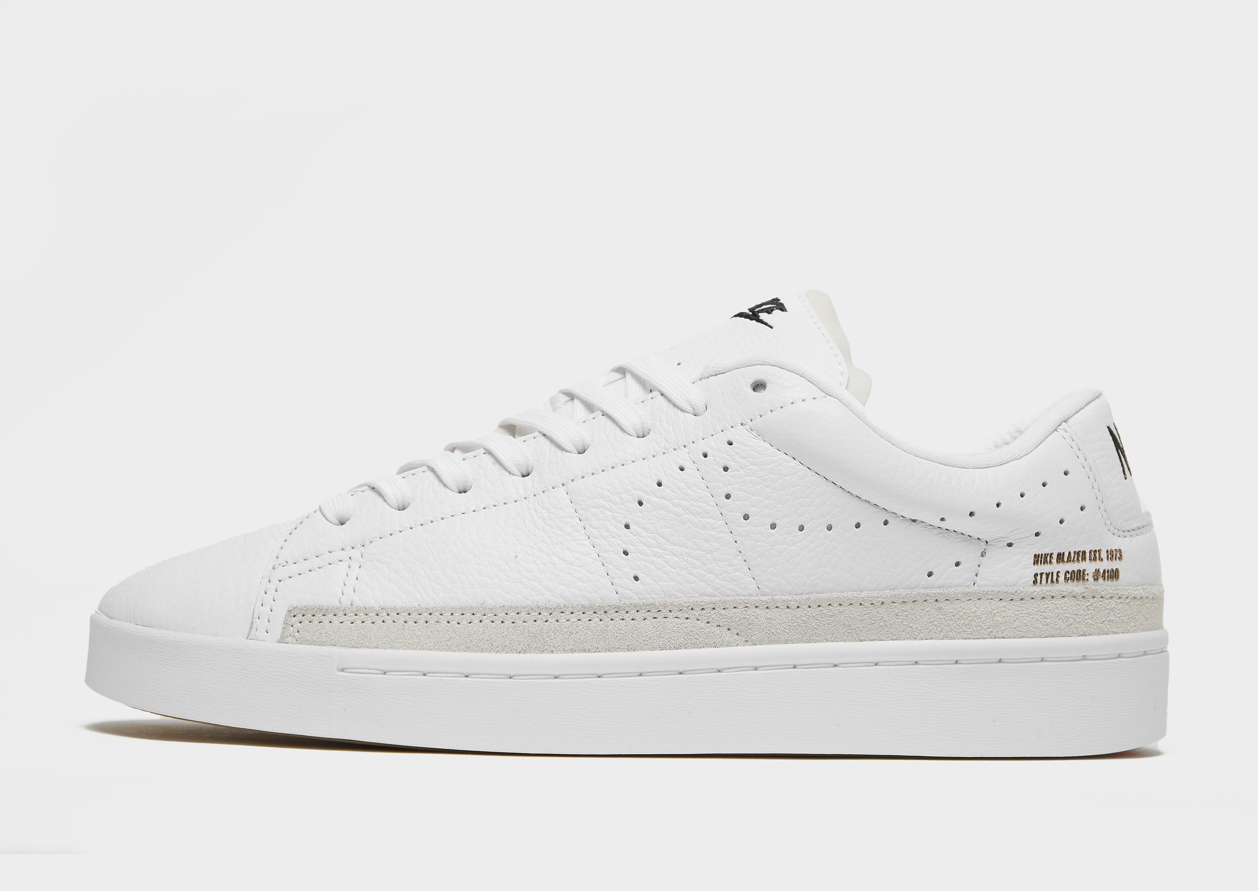 

Nike Blazer Low - White/Summit White/Gum Light Brown/Black - Mens, White/Summit White/Gum Light Brown/Black