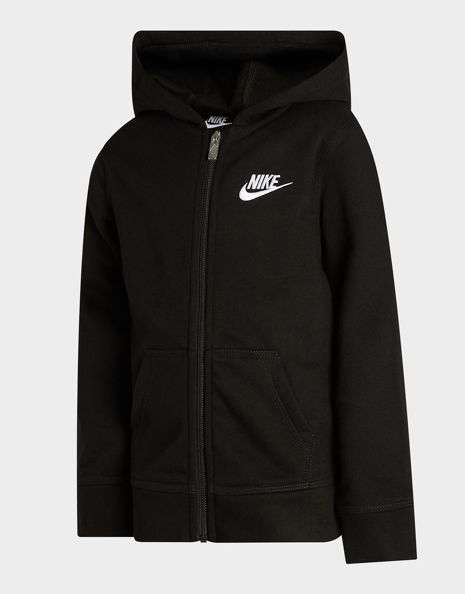 

Nike Club Full Zip Hoodie Children - Black - Kids, Black