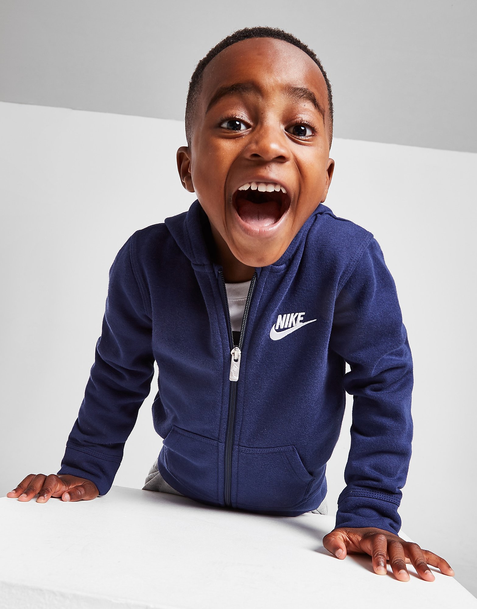 

Nike Club Full Zip Hoodie Children - Navy - Kids, Navy