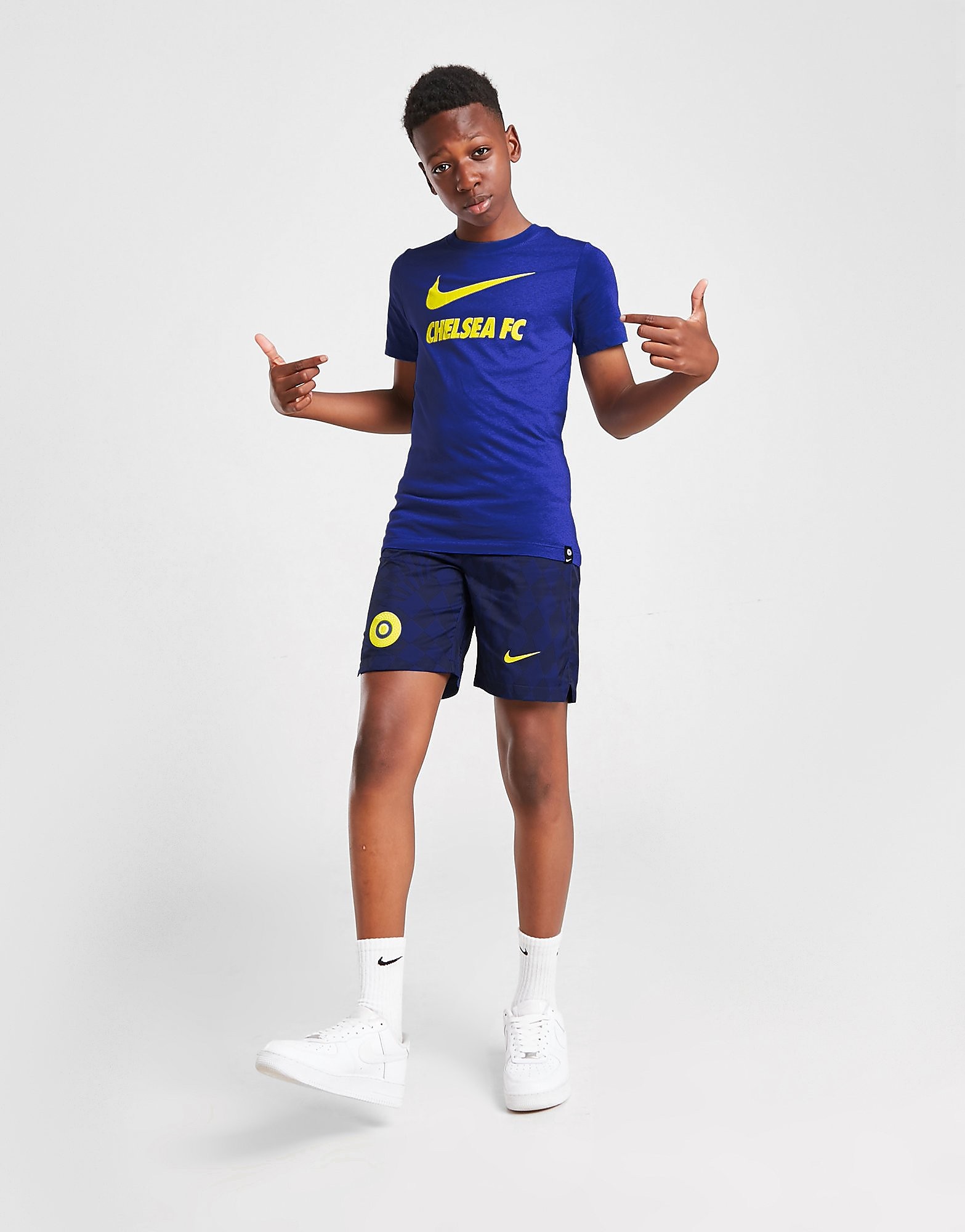 

Nike Chelsea FC Club Short Sleeve T-Shirt Junior - Royal Blue - Kids, Royal Blue