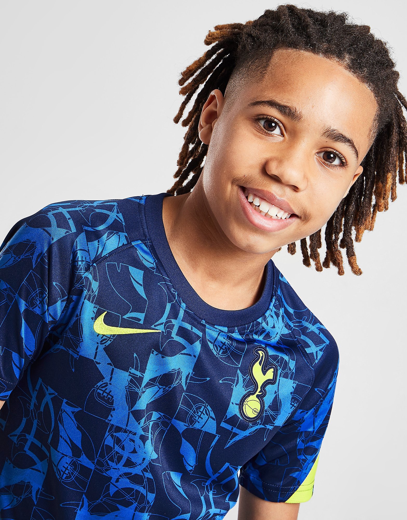 

Nike Tottenham Hotspur FC Pre-Match Shirt Junior - Binary Blue/Venom Green/Venom Green - Kids, Binary Blue/Venom Green/Venom Green