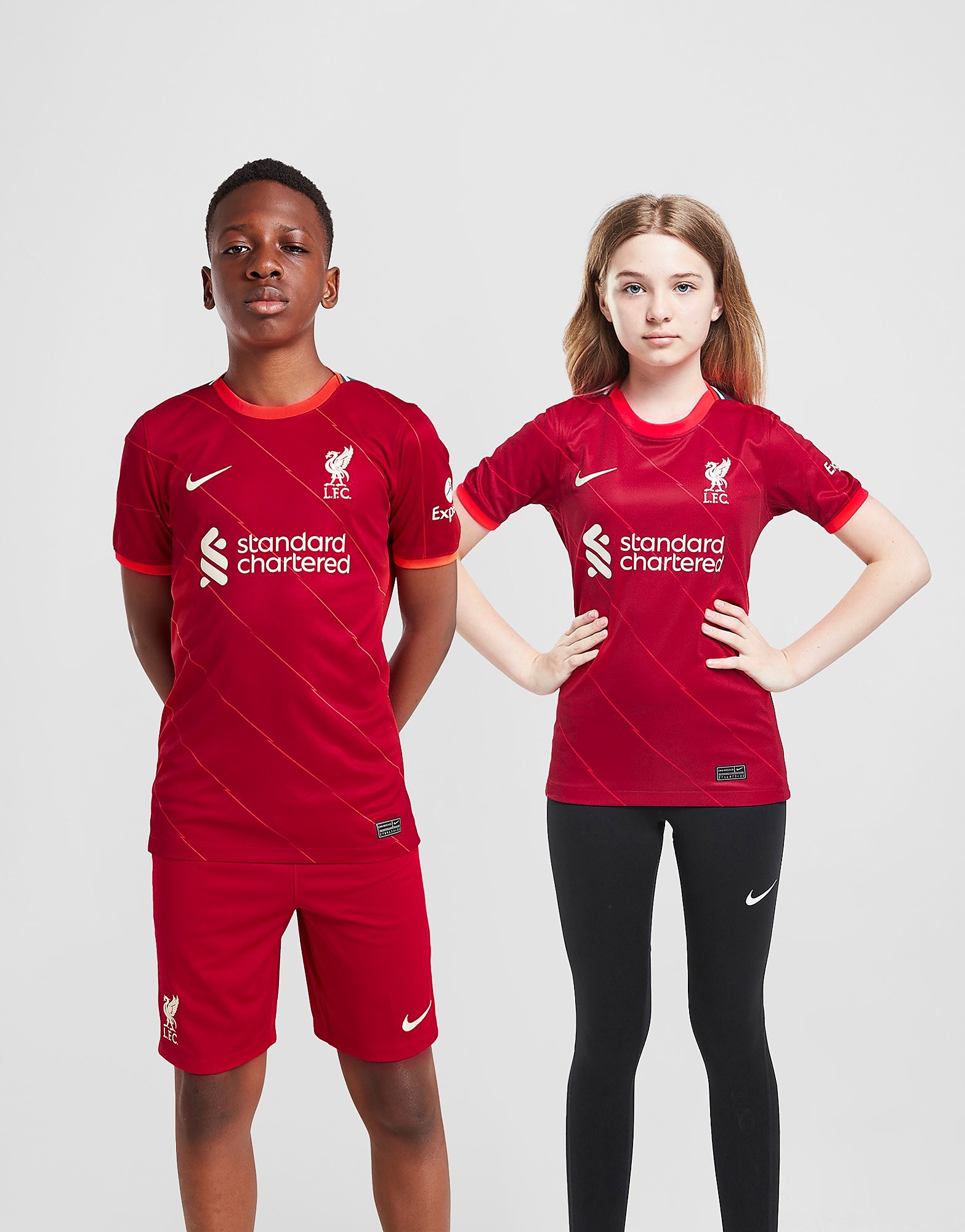 

Nike Liverpool FC 2021/22 Home Shirt Junior - Gym Red/Bright Crimson/Fossil - Kids, Gym Red/Bright Crimson/Fossil