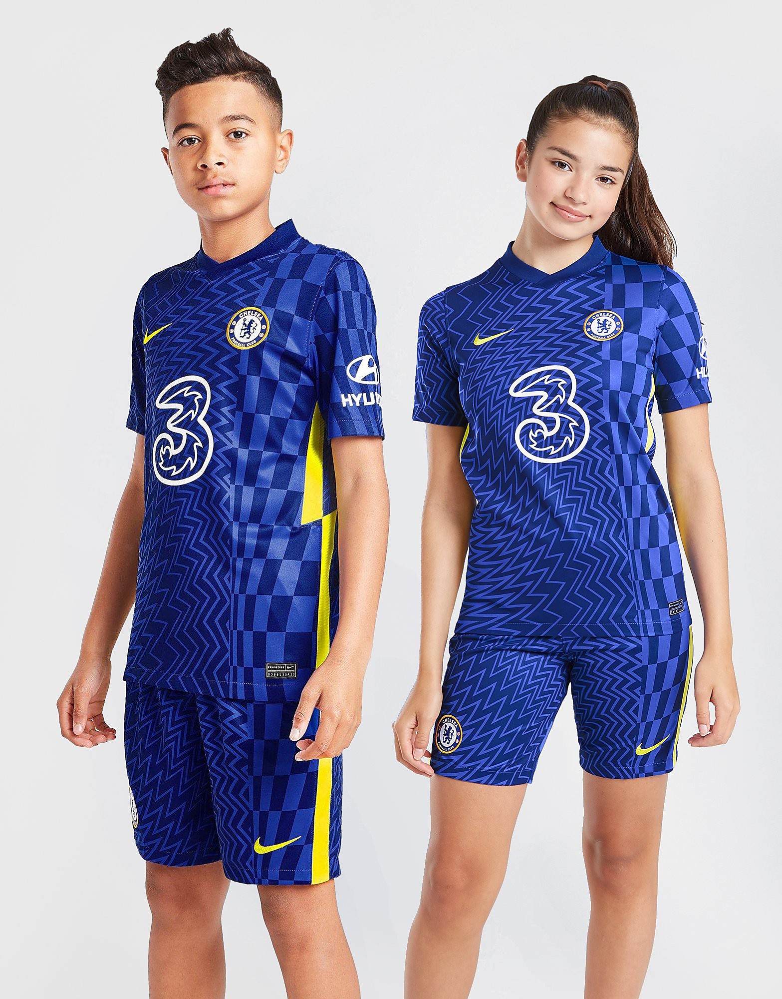 

Nike Chelsea FC 2021/22 Home Shirt Junior - Lyon Blue/Opti Yellow - Kids, Lyon Blue/Opti Yellow