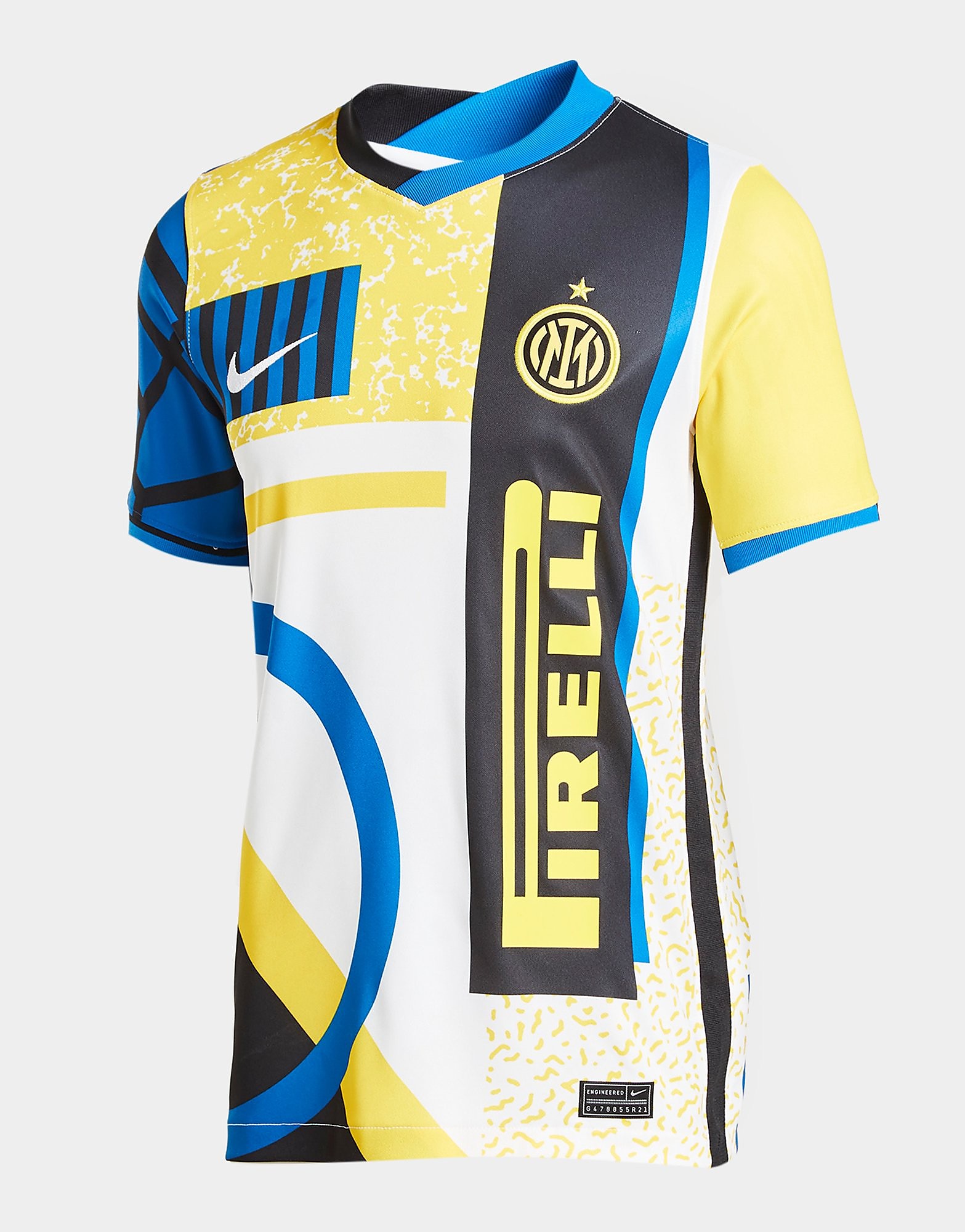 

Nike Inter Milan 2021/22 Fourth Shirt Junior - White/White/Blue - Kids, White/White/Blue