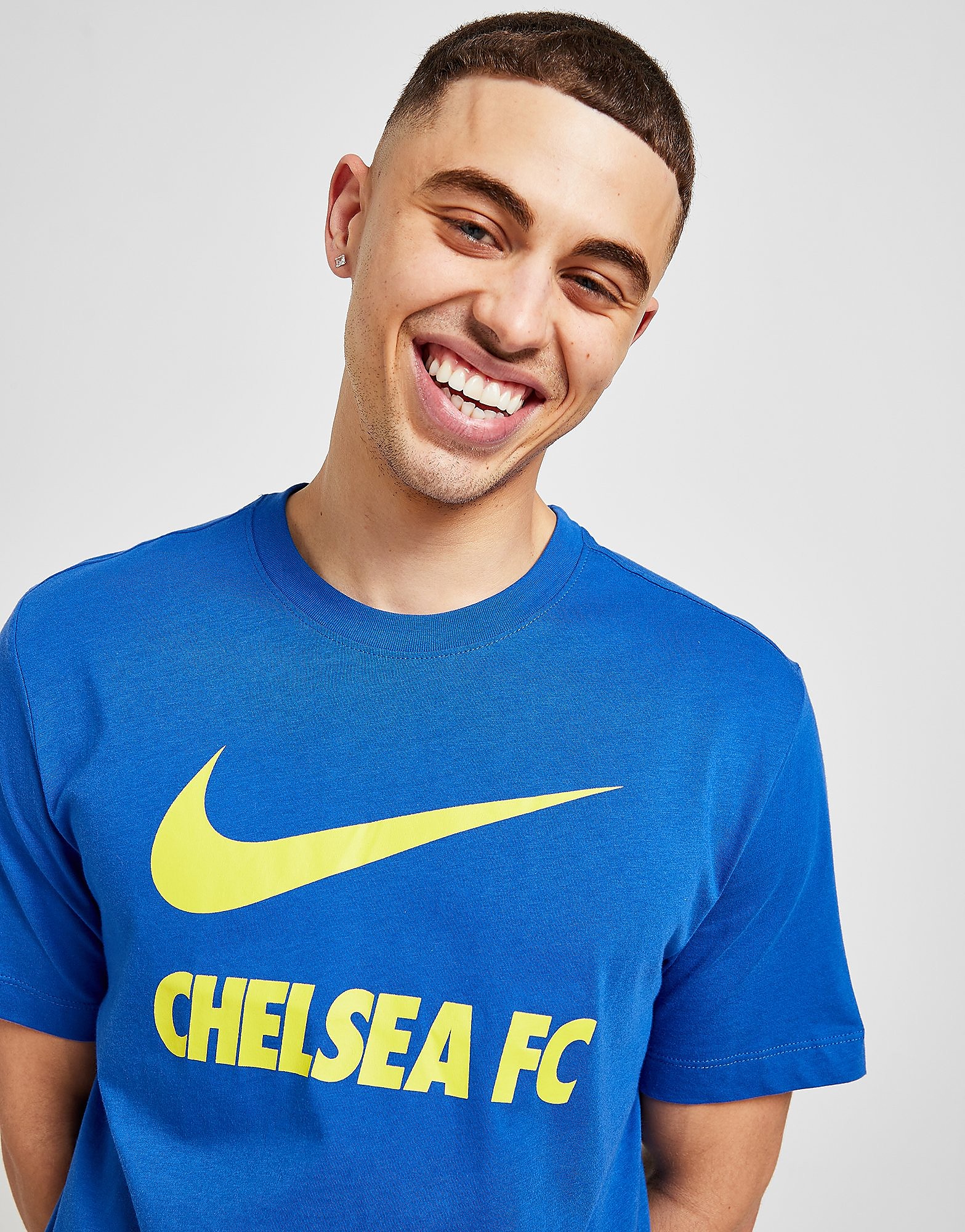 

Nike Chelsea FC Club Short Sleeve T-Shirt - Royal Blue - Mens, Royal Blue