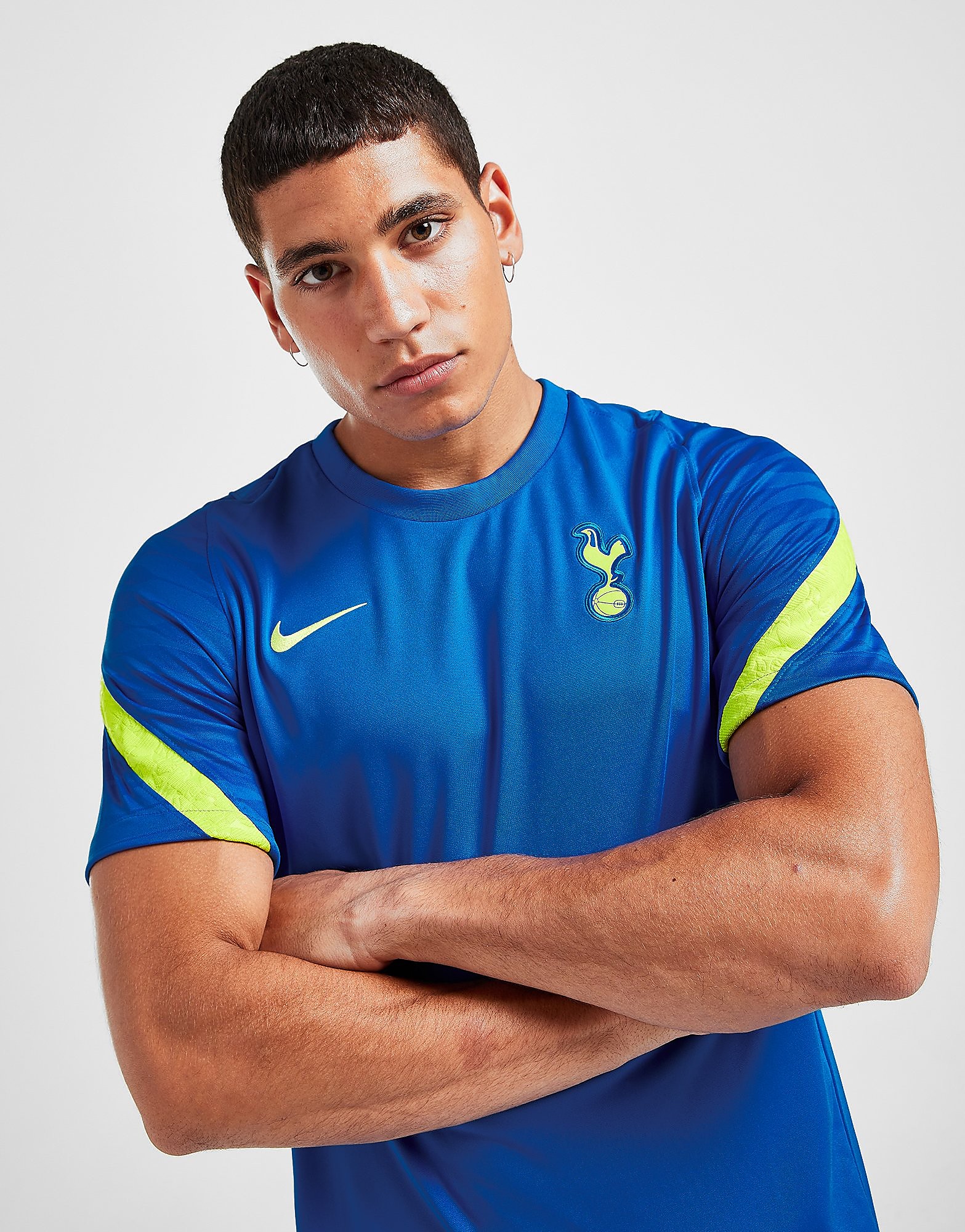 Nike Tottenham Hotspur FC Strike Shirt - Signal Blue/Venom Green/Venom Green - Mens, Signal Blue/Venom Green/Venom Green