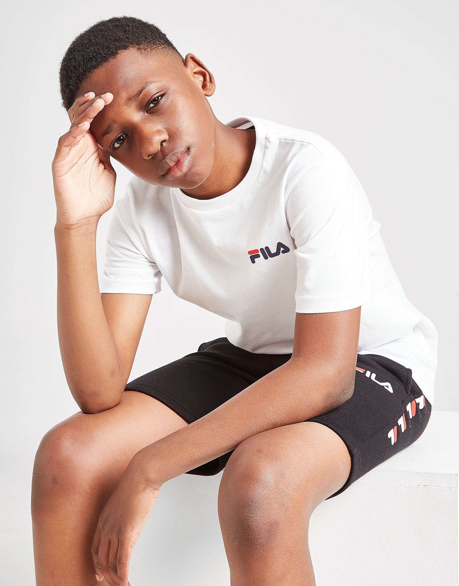 

Fila Parker Core T-Shirt Junior - White - Kids, White