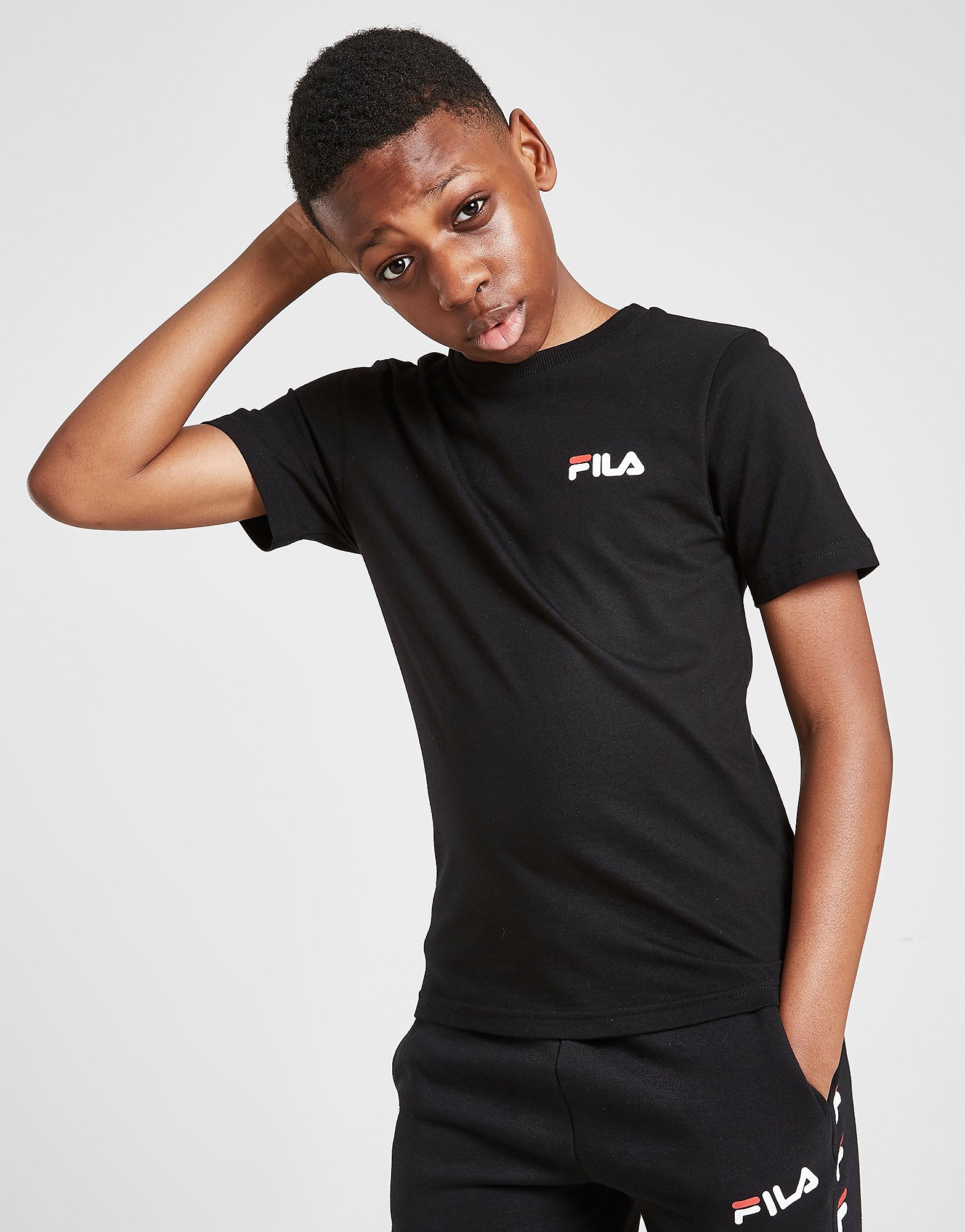 

Fila Parker Core T-Shirt Junior - Black - Kids, Black