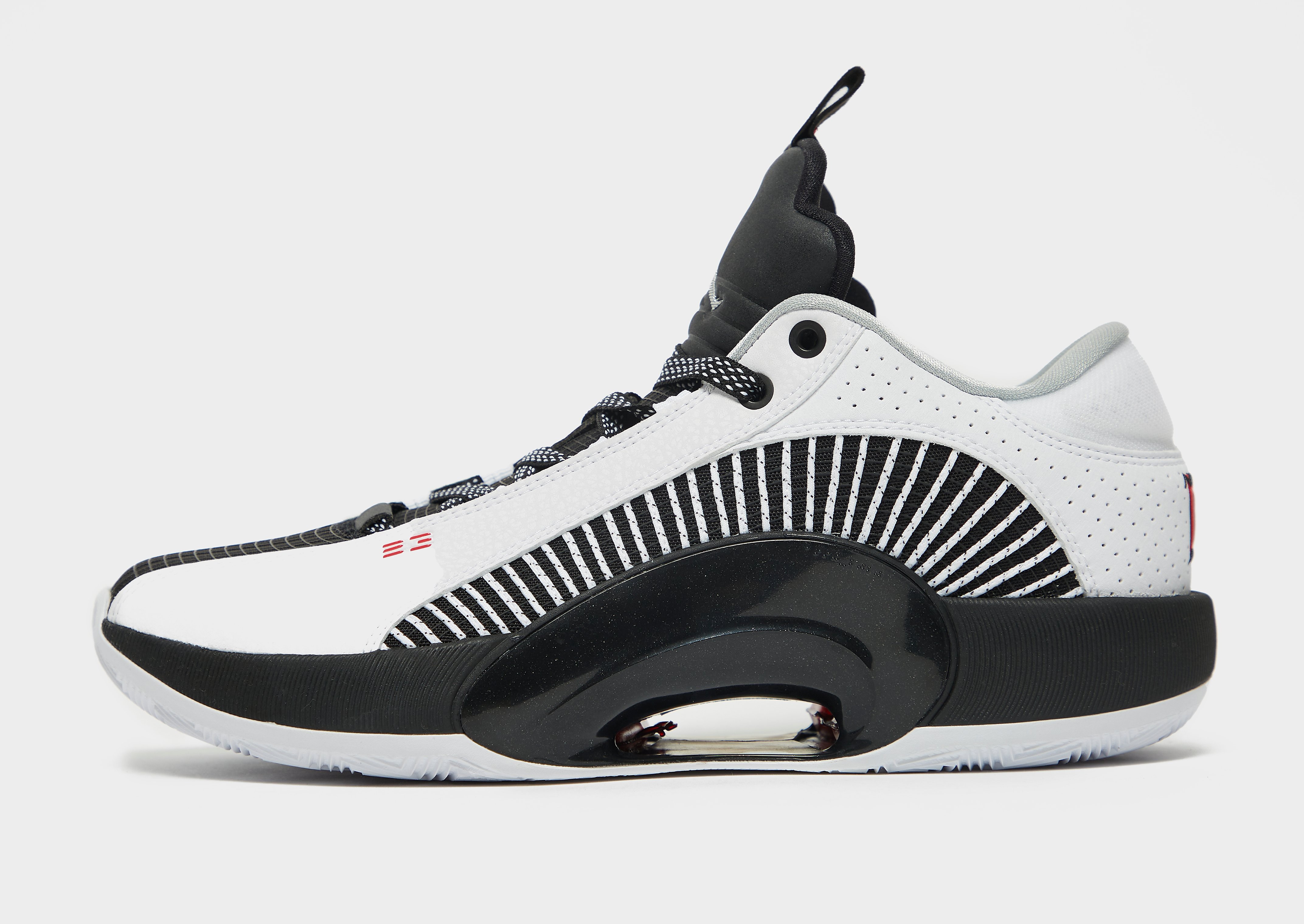 Jordan Air XXXV Low - White/Black - Mens, White/Black