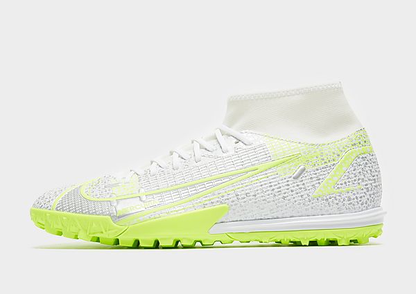Nike Chaussure de football pour surface synthétique Nike Mercurial Superfly 8 Academy TF - White/Met