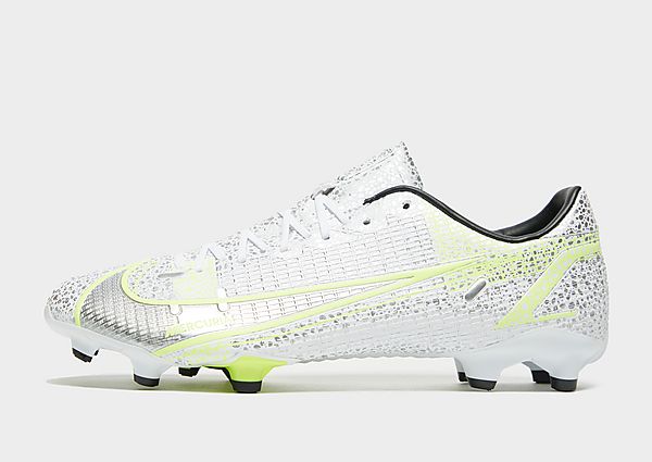 Nike Chaussures de Football Mercurial Vapor 14 Academy FG Silver Safari Homme - White/Metallic Silve