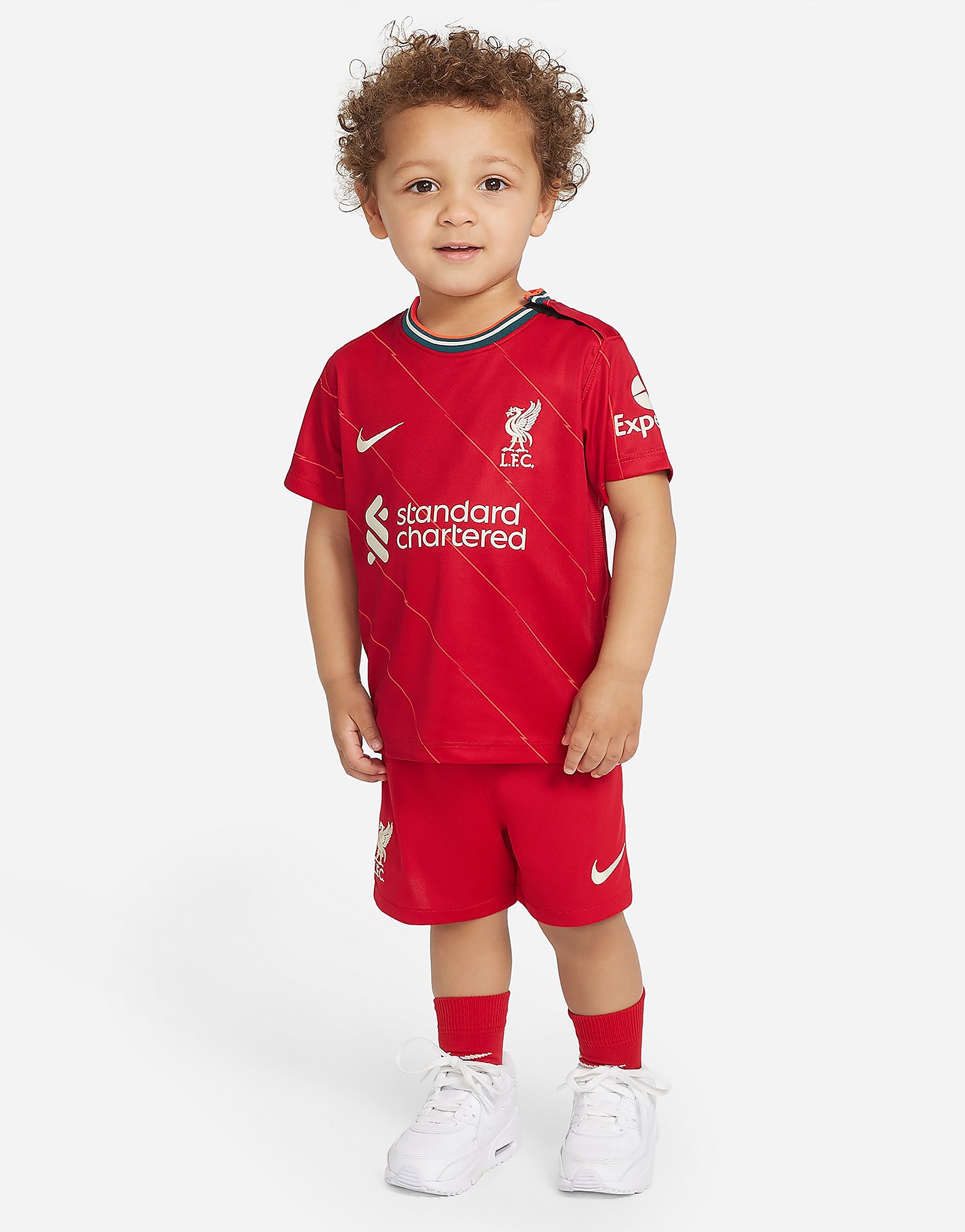 

Nike Liverpool FC 2021/22 Home Kit Infant - Gym Red/Bright Crimson/Fossil - Kids, Gym Red/Bright Crimson/Fossil