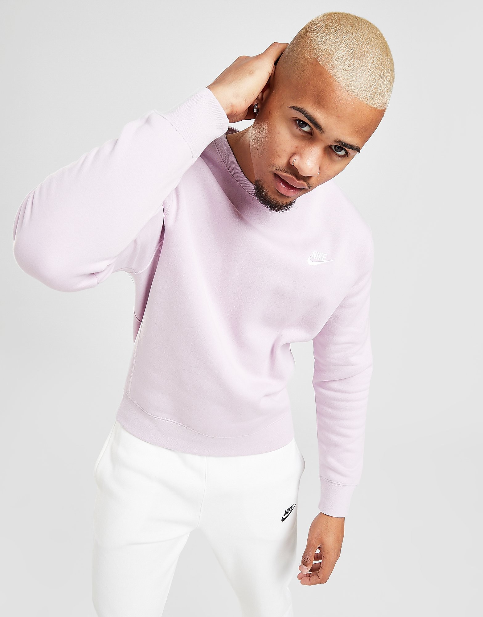 

Nike Club Crew Sweatshirt - Pink/Pink - Mens, Pink/Pink