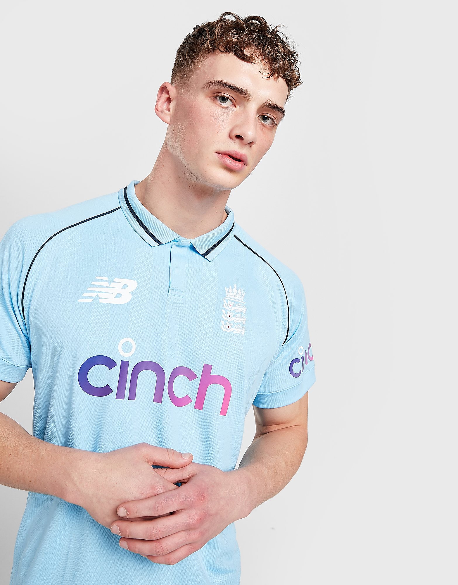 

New Balance ECB ODI 2021 Shirt - Blue - Mens, Blue