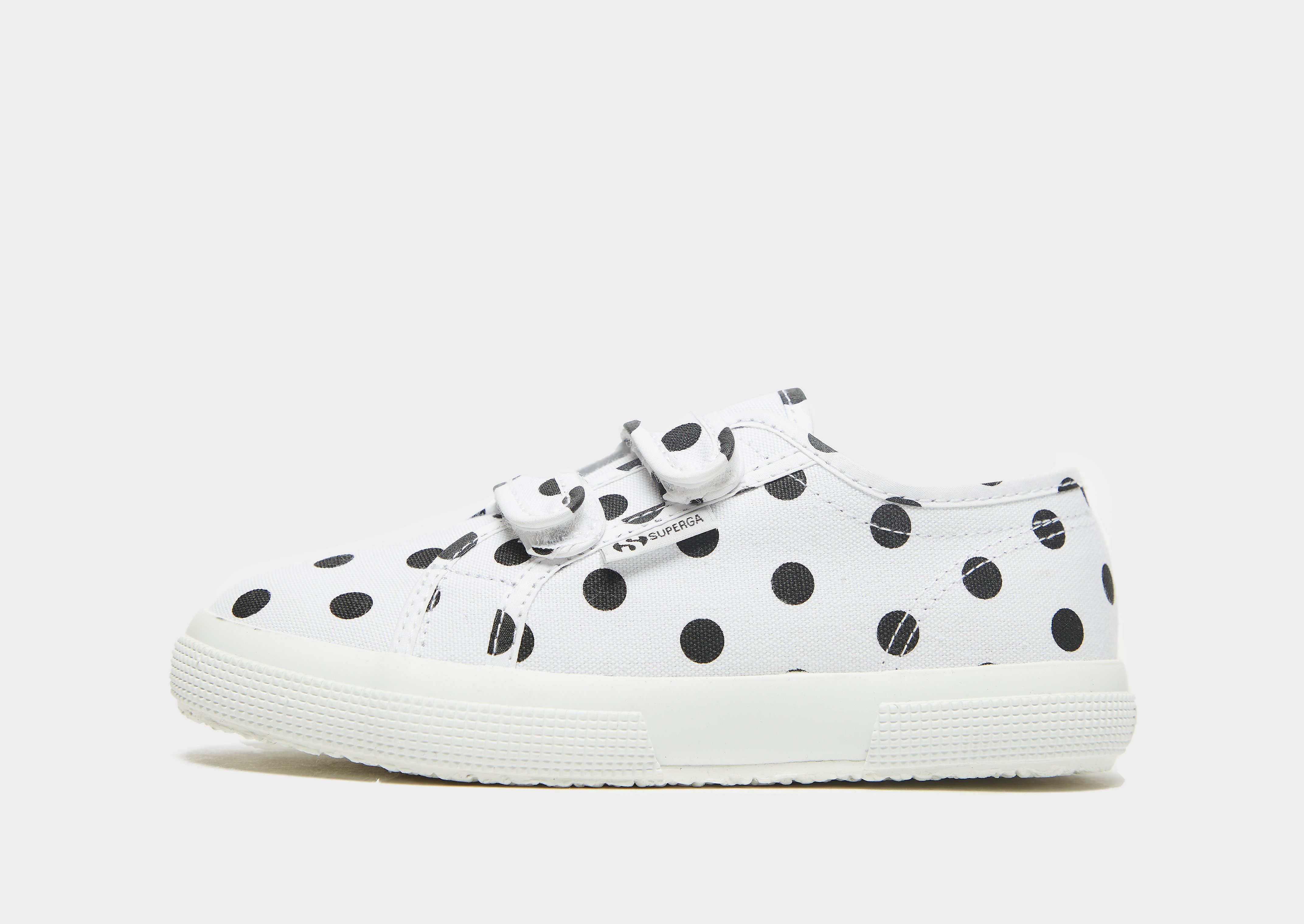 

SUPERGA Polka Dot Children - White/Black - Kids, White/Black