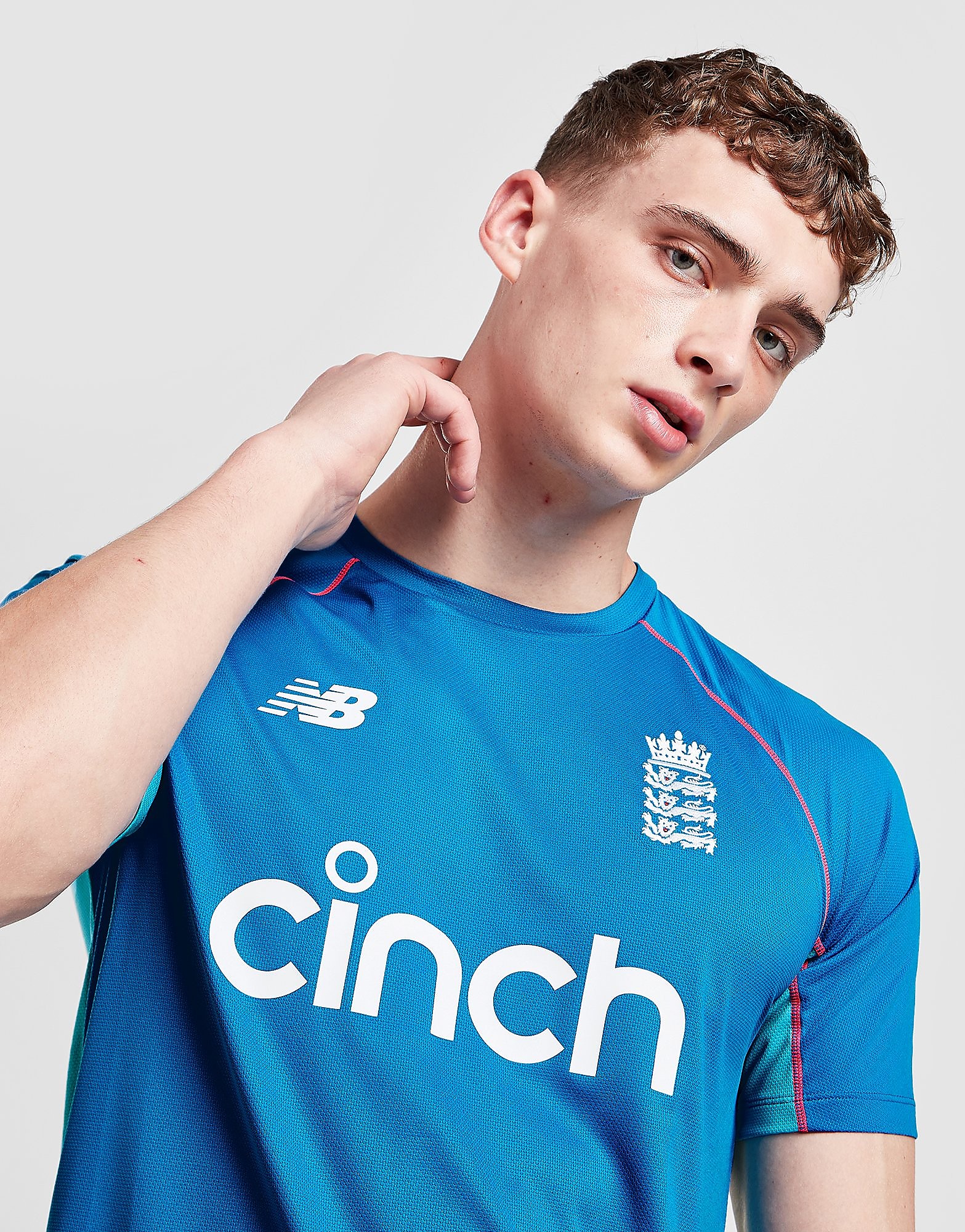 

New Balance ECB England Cricket Tech T-Shirt - Blue - Mens, Blue