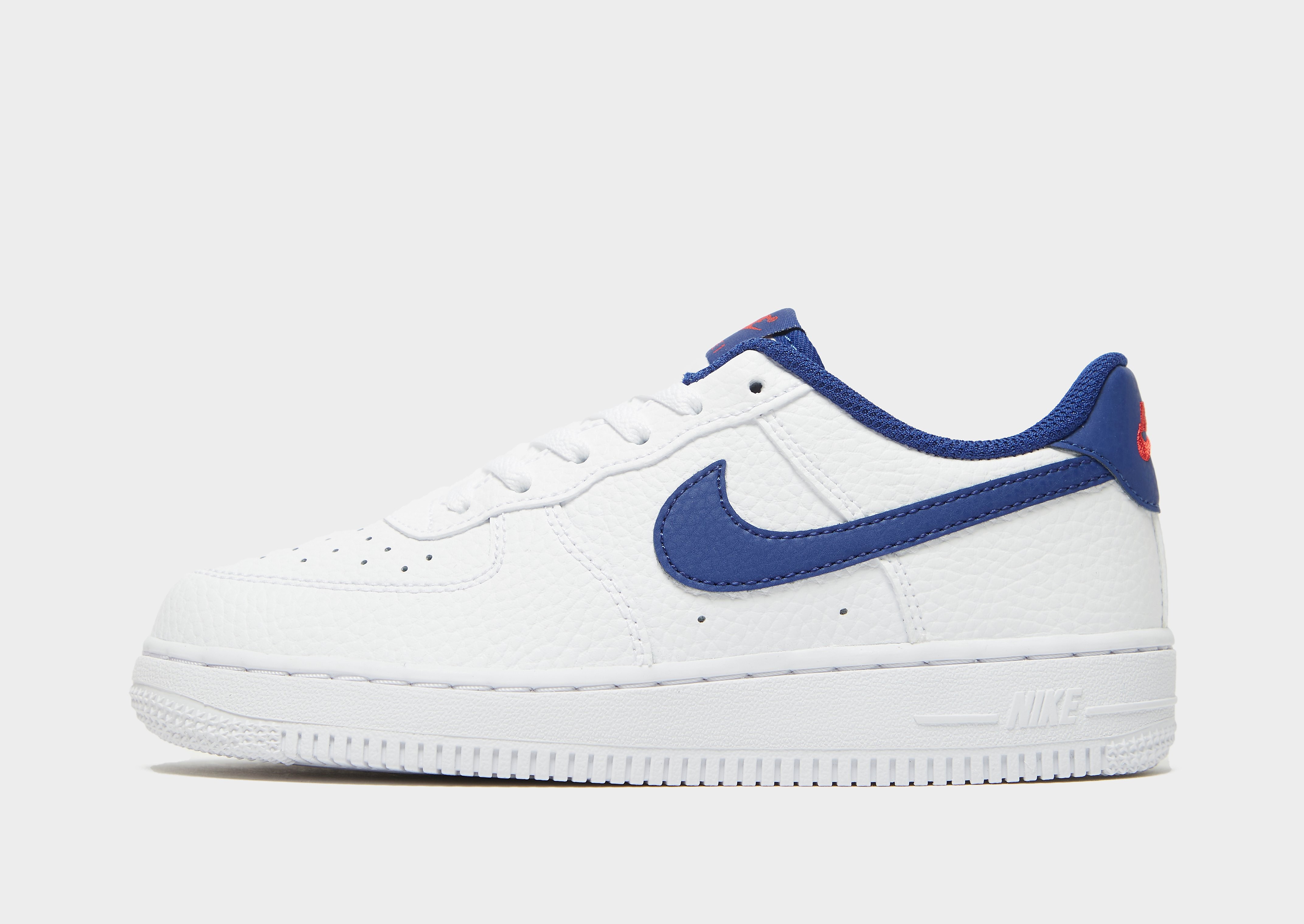 

Nike Air Force 1 '07 LV8 Children - White/University Red/Deep Royal Blue/Navy - Kids, White/University Red/Deep Royal Blue/Navy