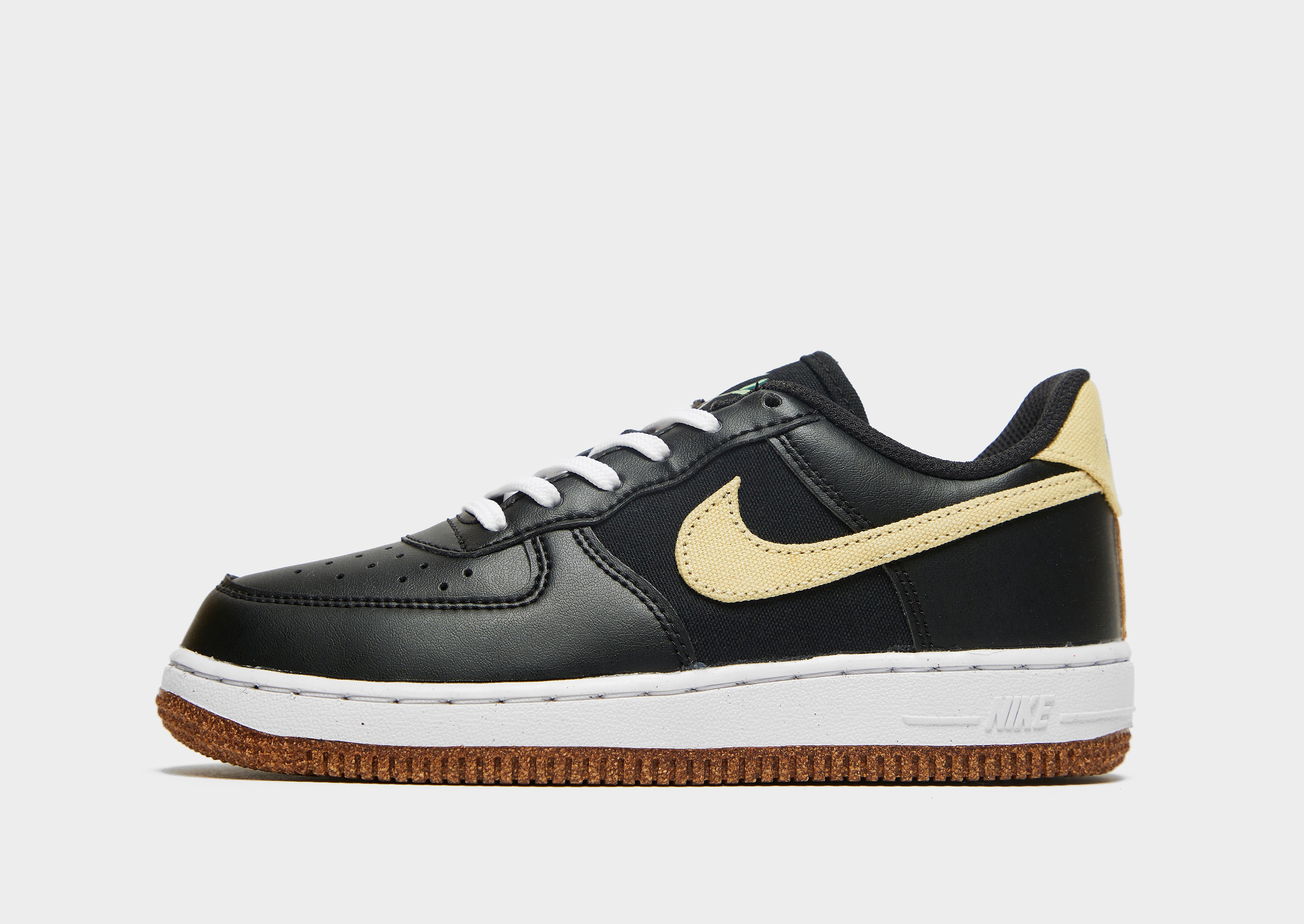 

Nike Air Force 1 '07 LV8 Children - Black/White/Black/Solar Flare - Kids, Black/White/Black/Solar Flare