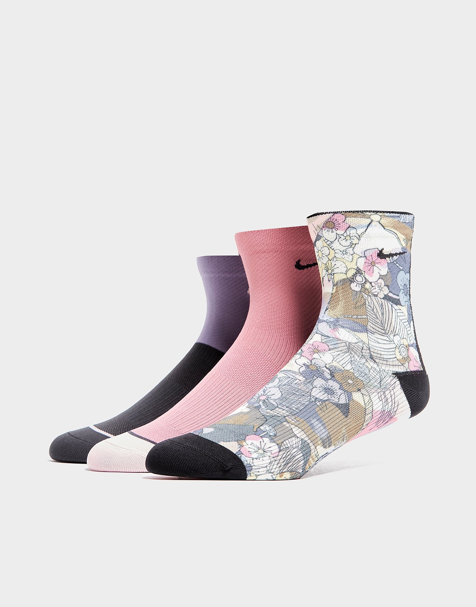 

Nike 3-Pack Everyday Plus Training Ankle Socks Women's - Multi-Colour, Multi-Colour