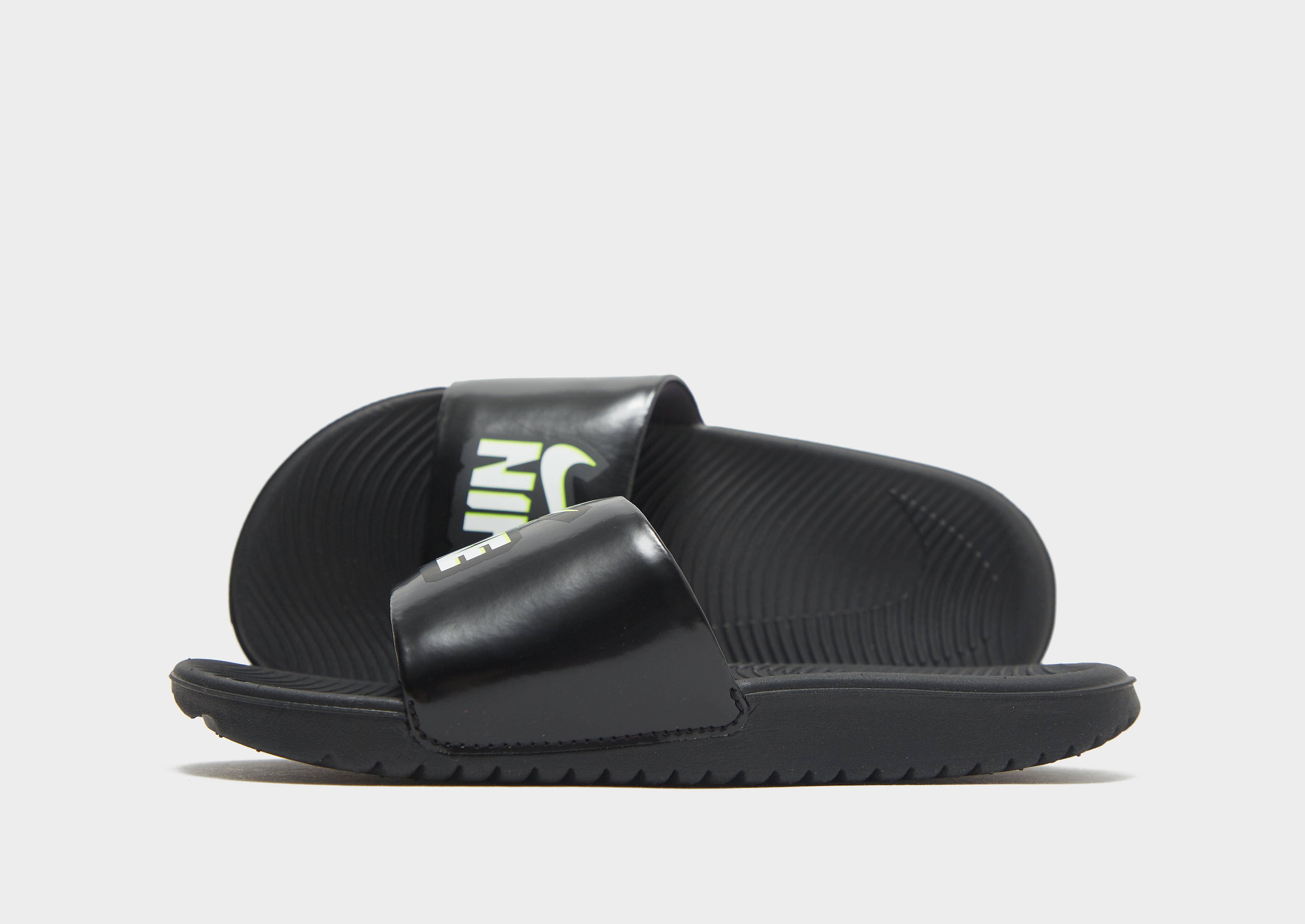 

Nike Kawa Slides Children - Black/BLK/WHT - Kids, Black/BLK/WHT