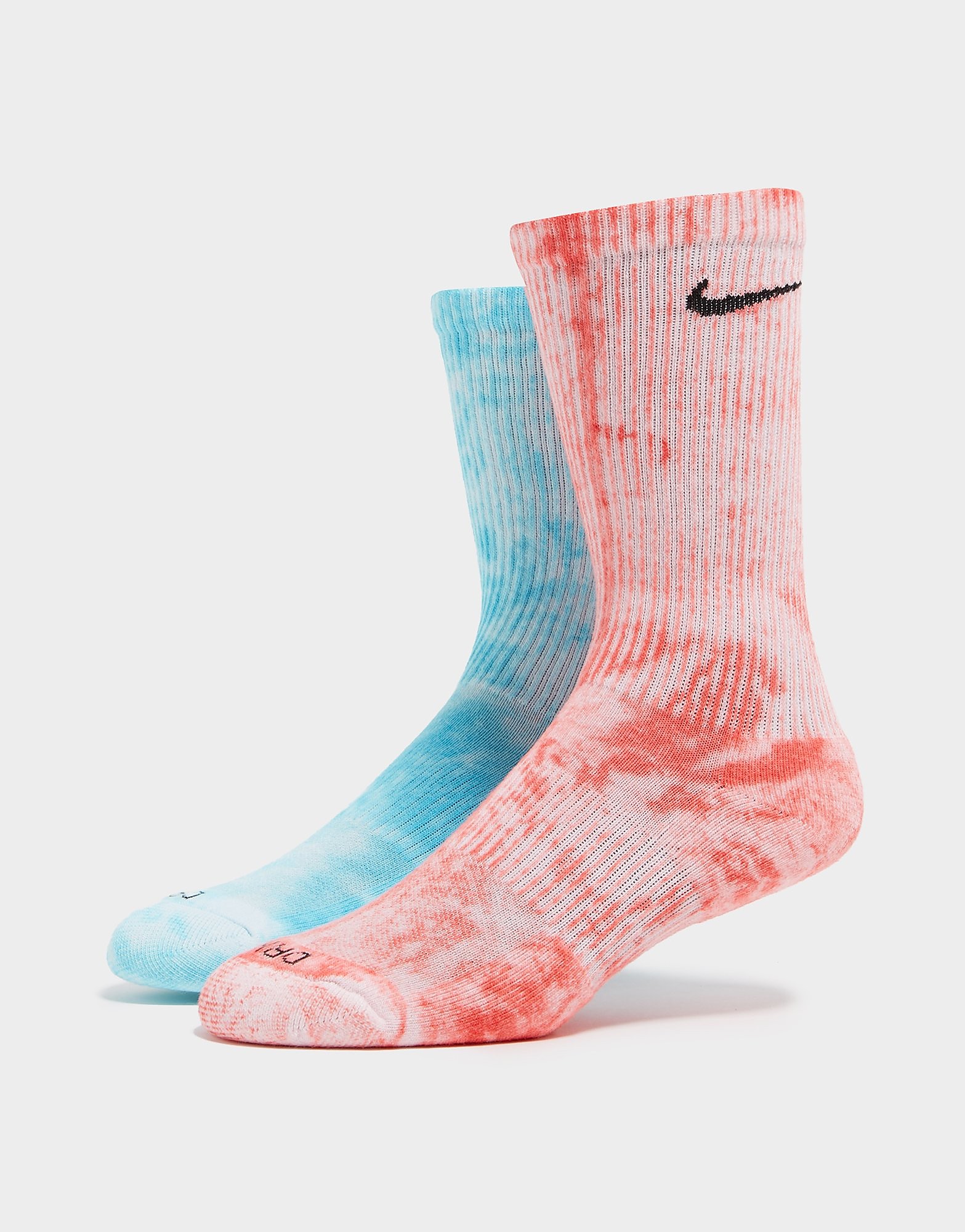 

Nike 2-Pack Everyday Plus Tie-Dye Crew Socks - Multi-Colour/Red - Mens, Multi-Colour/Red