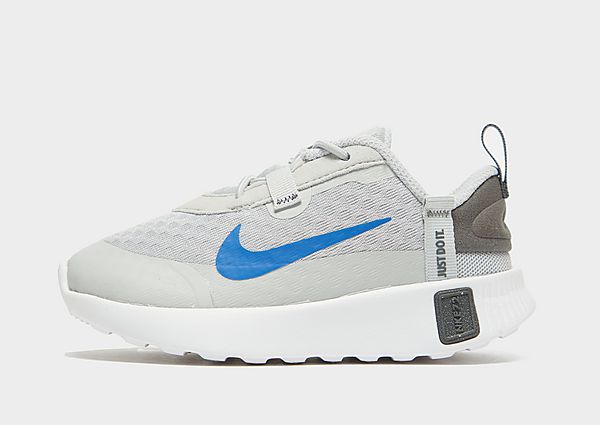 Nike Chaussure Nike Reposto pour Bébé et Petit enfant - Grey Fog/Iron Grey/Volt/Game Royal, Grey Fog