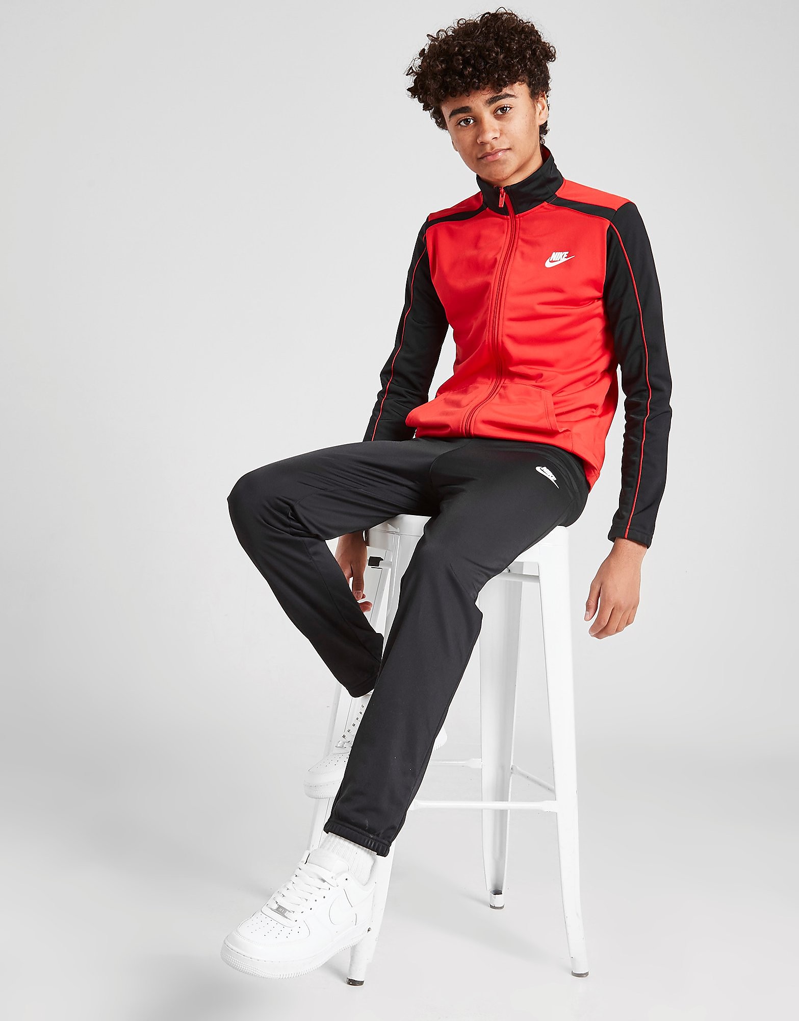 

Nike Futura Poly Tracksuit Junior - University Red/Black/University Red/White - Kids, University Red/Black/University Red/White